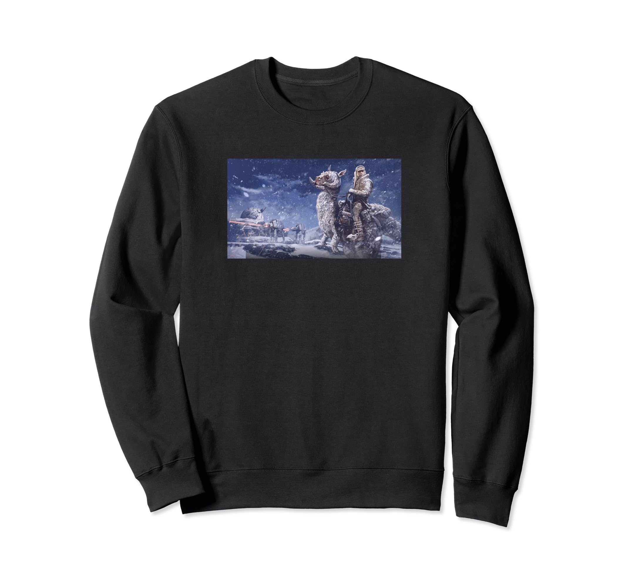 Star Wars: The Empire Strikes Back Exclusive Luke Skywalker Sweatshirt, Black