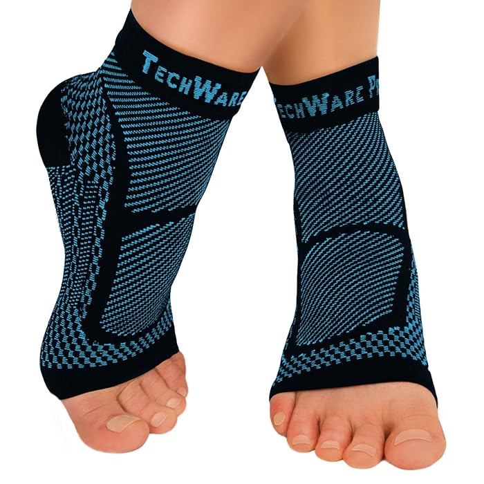 Buy TechWare Pro Ankle Brace Compression Sleeve Relieves Achilles