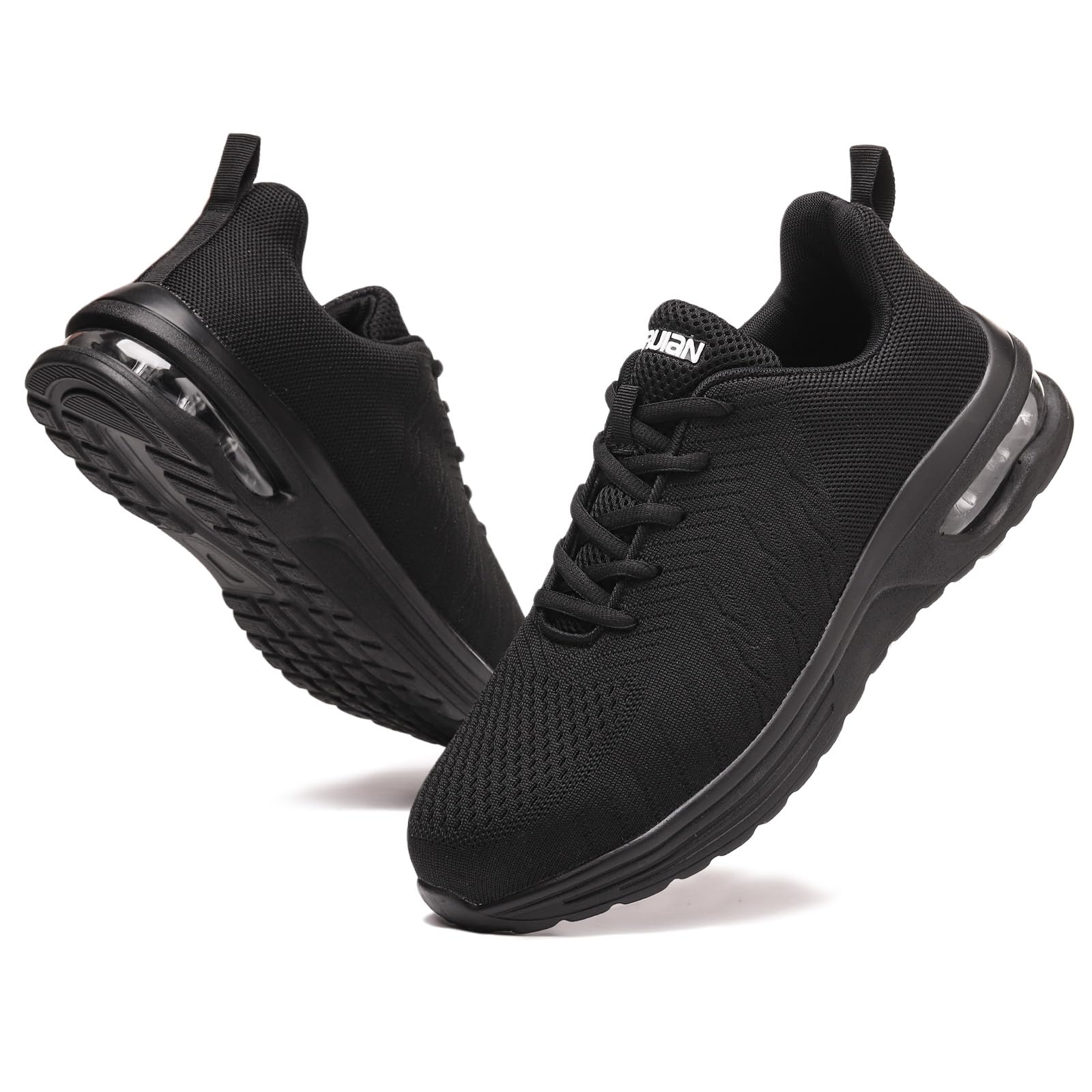 Furuian Arbeitsschuhe Herren Sicherheitsschuhe Herren Leicht Damen Herren Atmungsaktiv Stahlkappenschuhe Sportlich rutschfest Sneakers