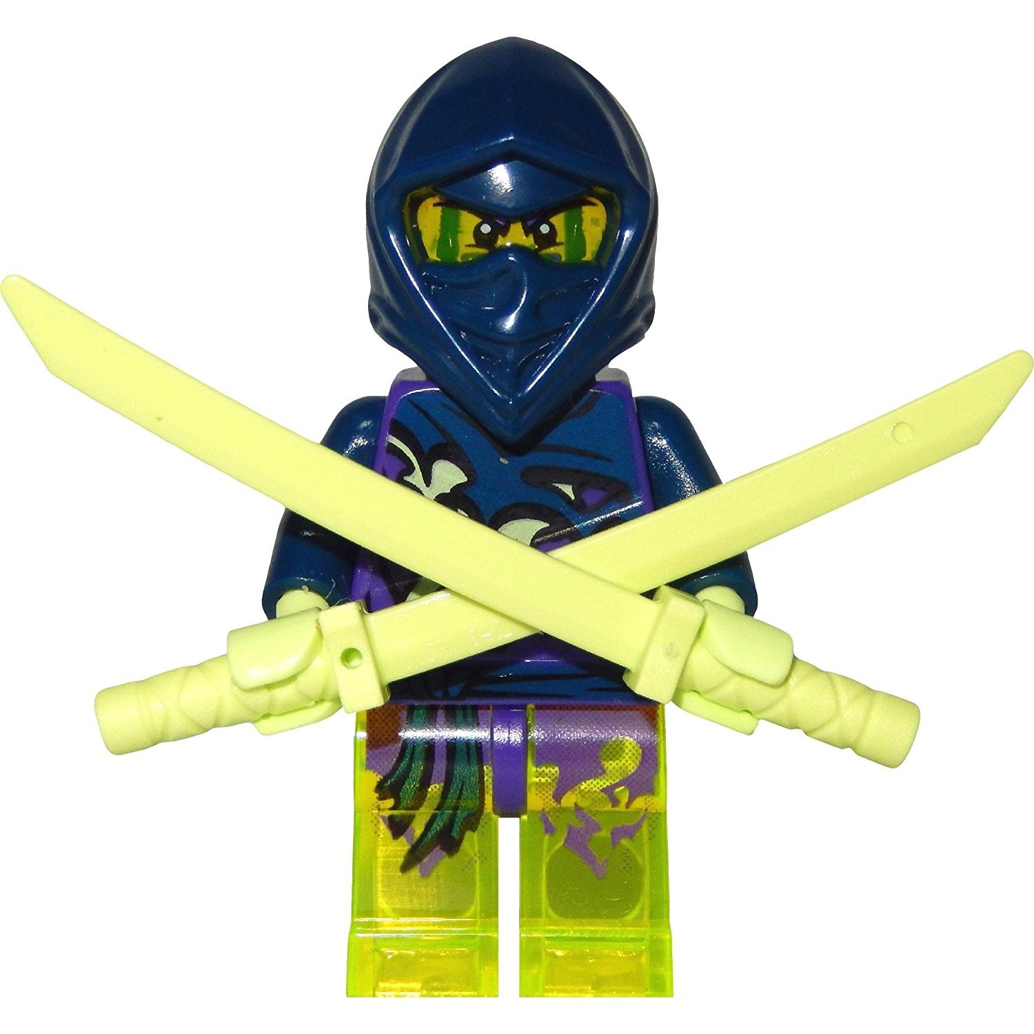 LEGO Ninjago: minifigura Ghost Ninja Hackler con Espadas