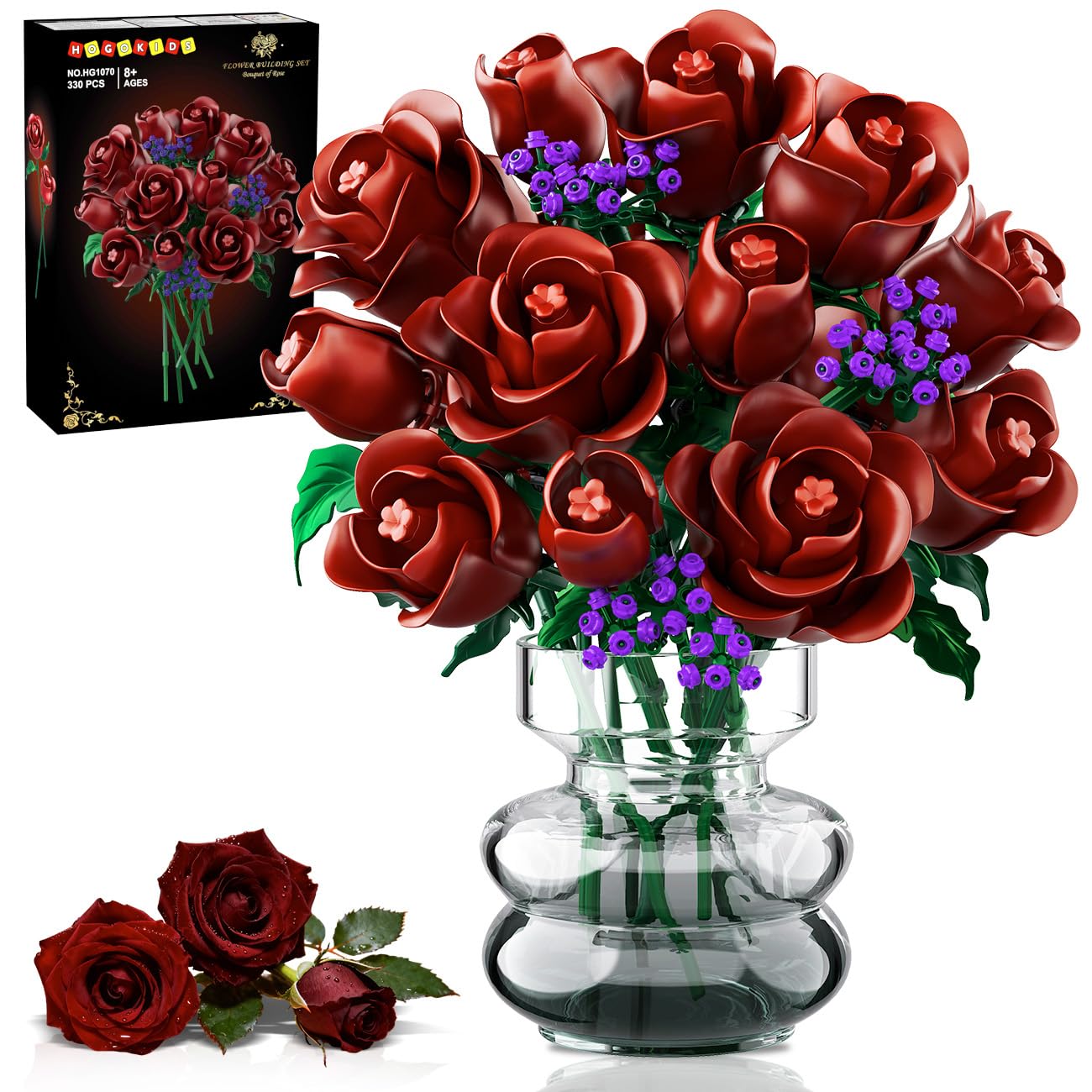 HOGOKIDS Flowers Bouquet Building Set