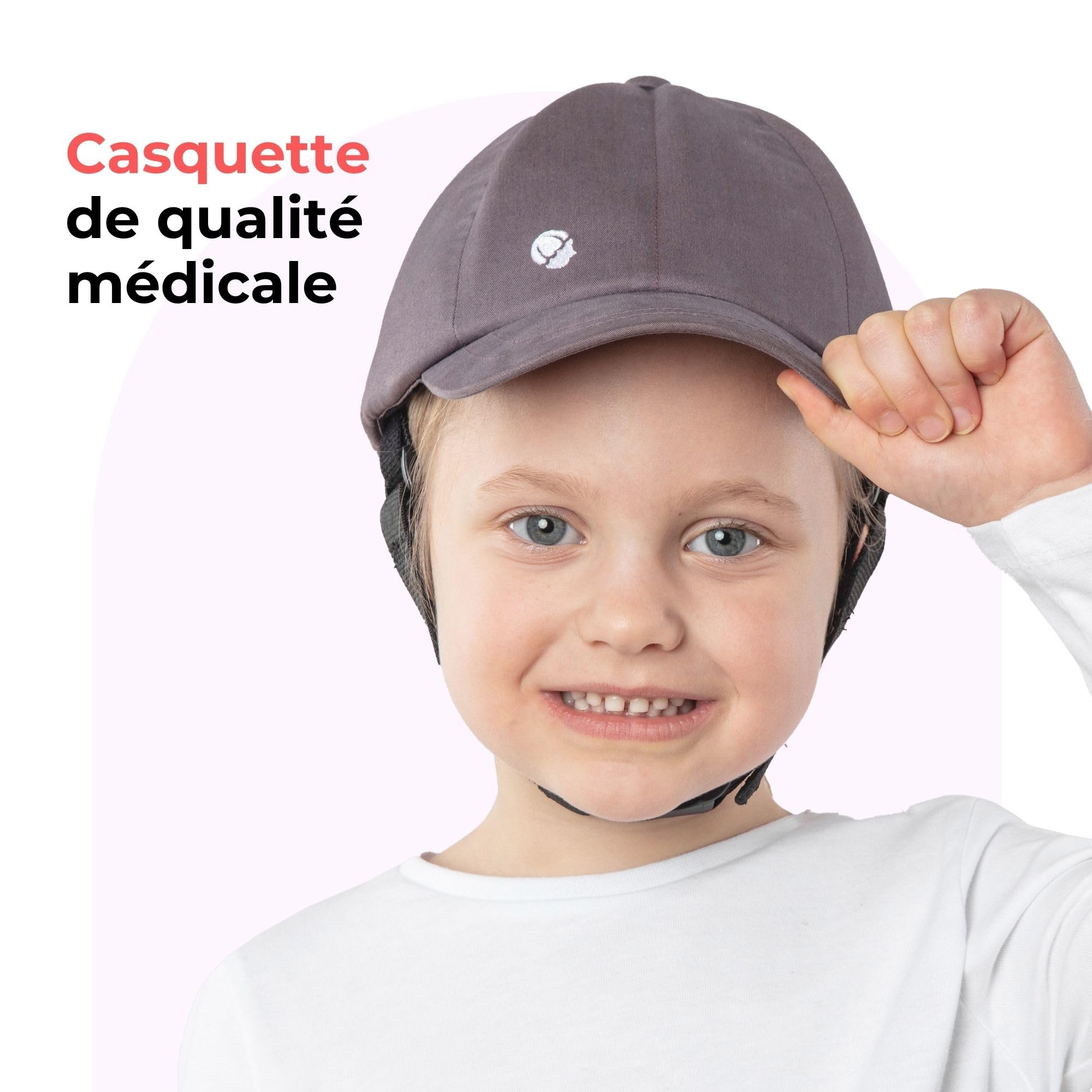 Ribcap Baseball Cap Kids Casque Médical de Sécurité: Protection et Style pour Les Personnes à Risque de Chutes | Idéal pour Épilepsie, Enfants et Toutes Activités