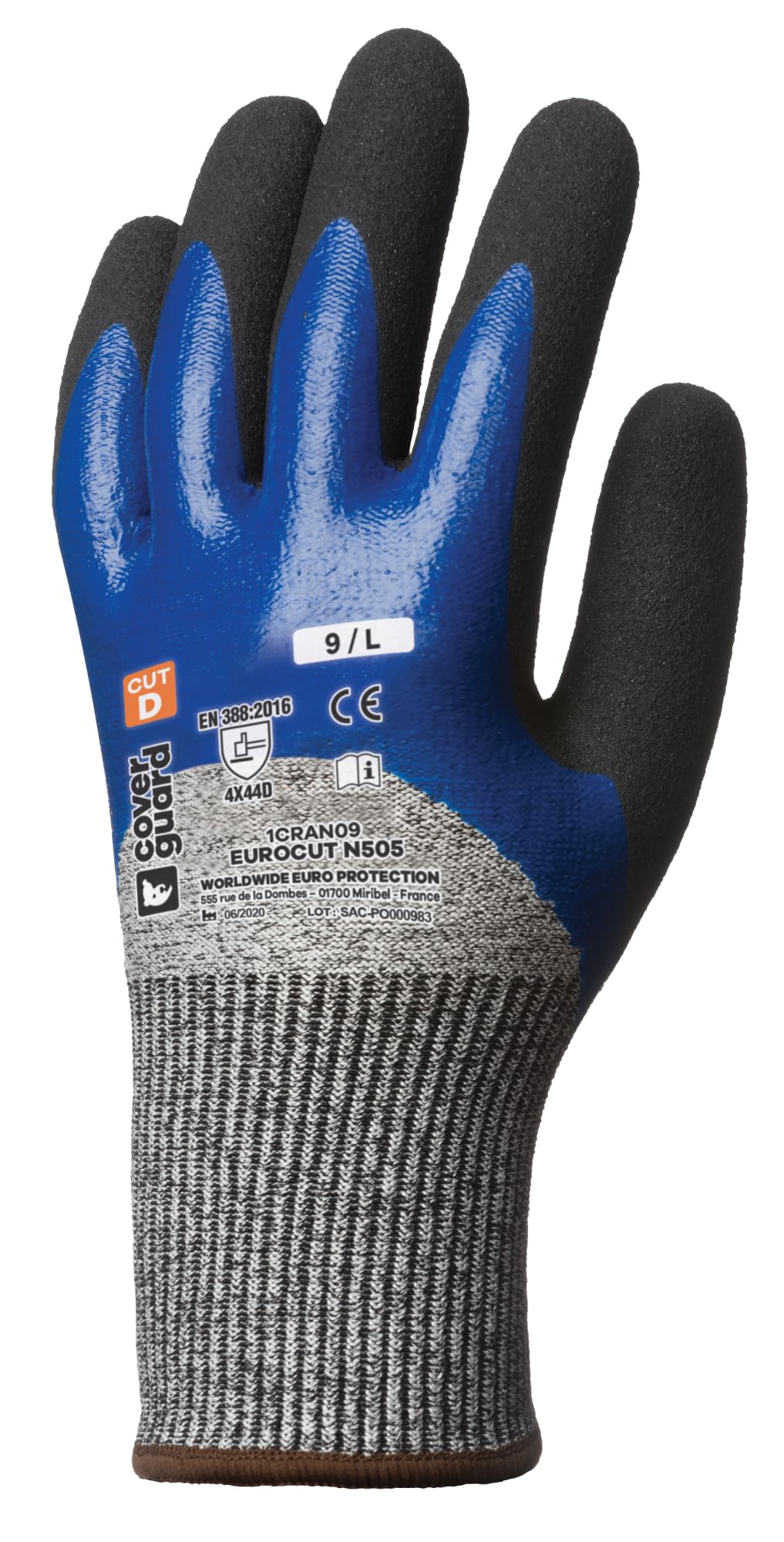 Gants anti-coupure Eurotechnique Eurocut N505 (Lo