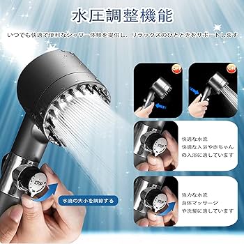 シャワーヘッド EXTRA FINE BUBBLE＆stファンデーション 創通メディカル MYTREX(マイトレックス) HIHO FINE BUBBLE +(