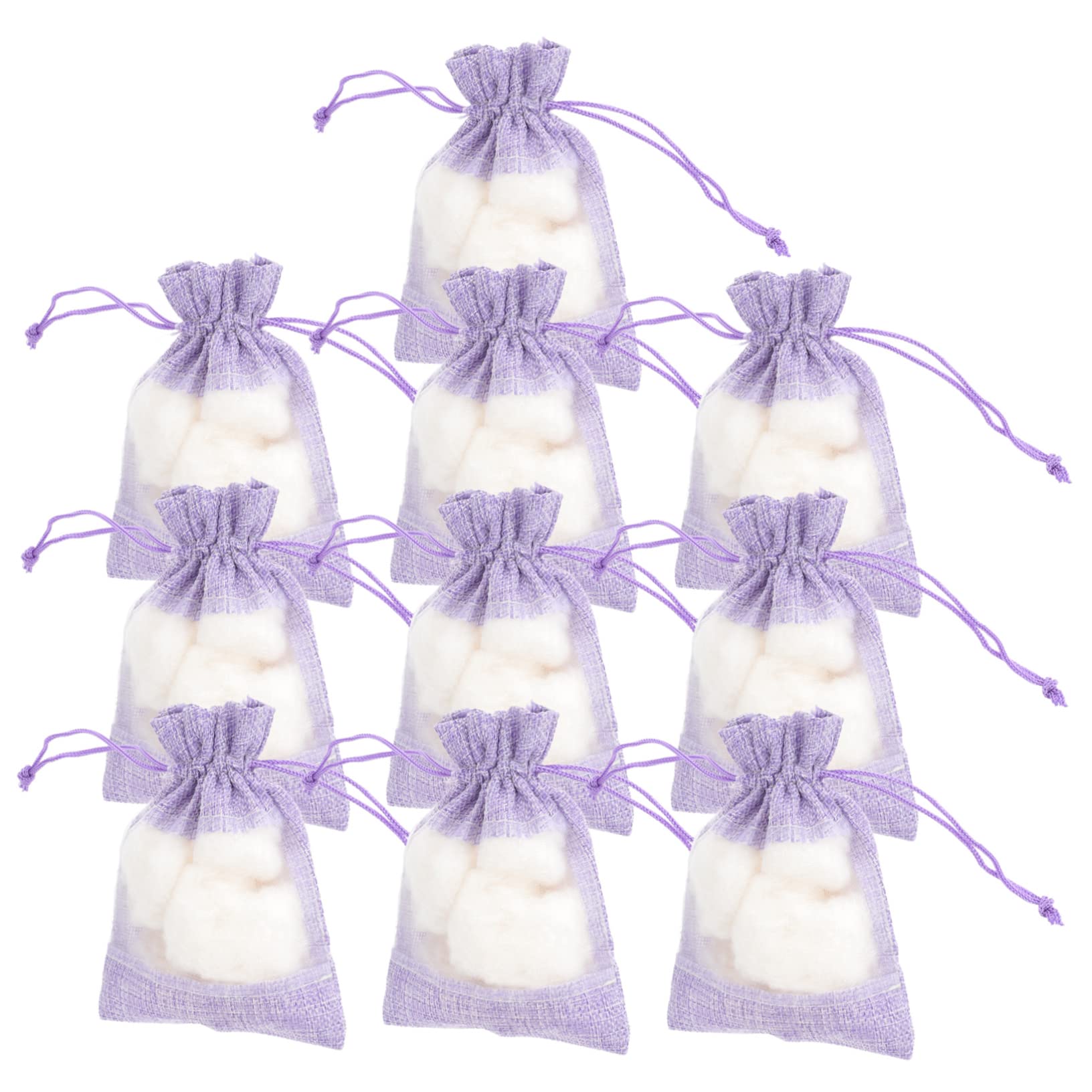ULDIGI 10 Pack Empty Scent Sachets Drawer Liners Jewelry Organizer Festive Decor Lavender Bags Home