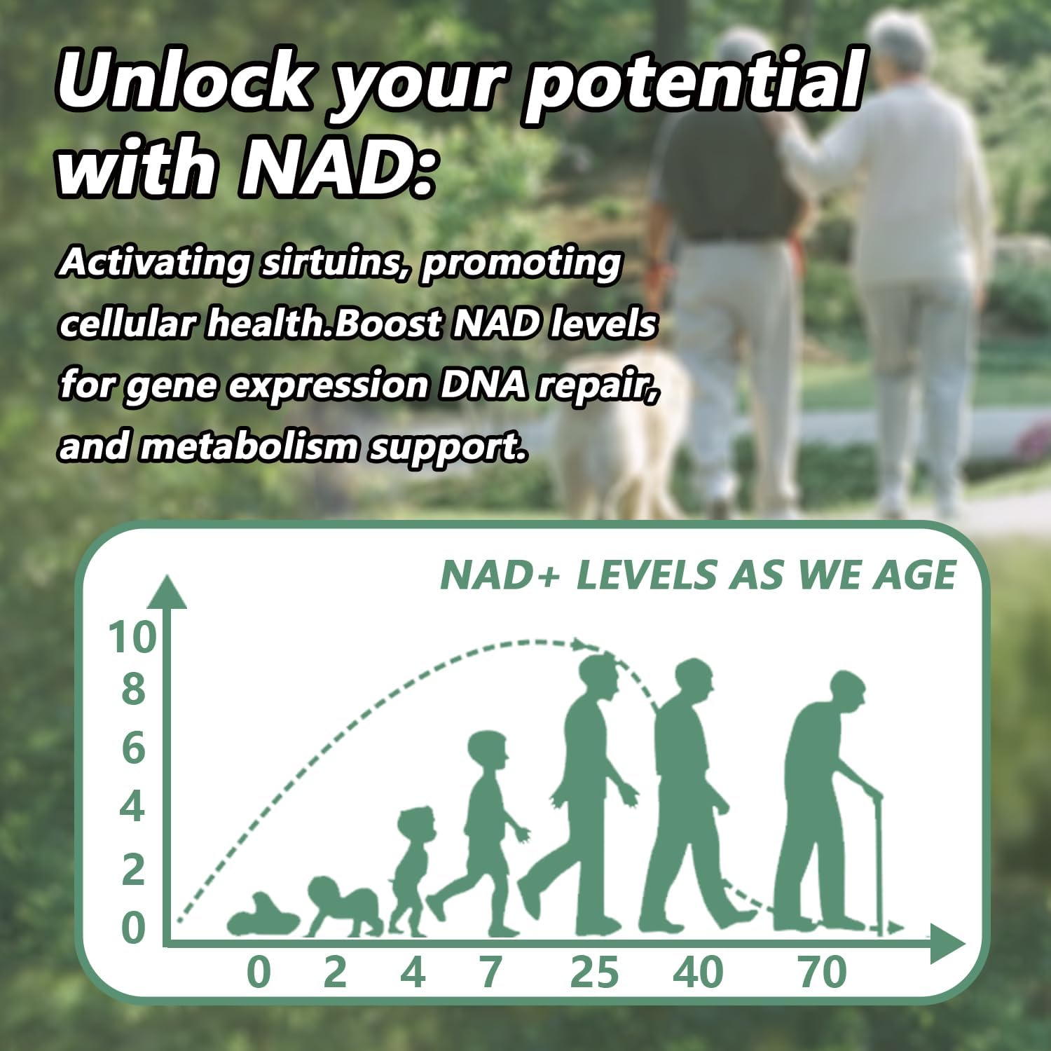 NAD Supplement, NAD Nicotinamide Riboside Resveratrol 900mg - Liposomal NAD Supplements for Women & Men,NMNH Supplement Alternative for Energy, Focus, Anti-Aging (1 Pack) - Image 3