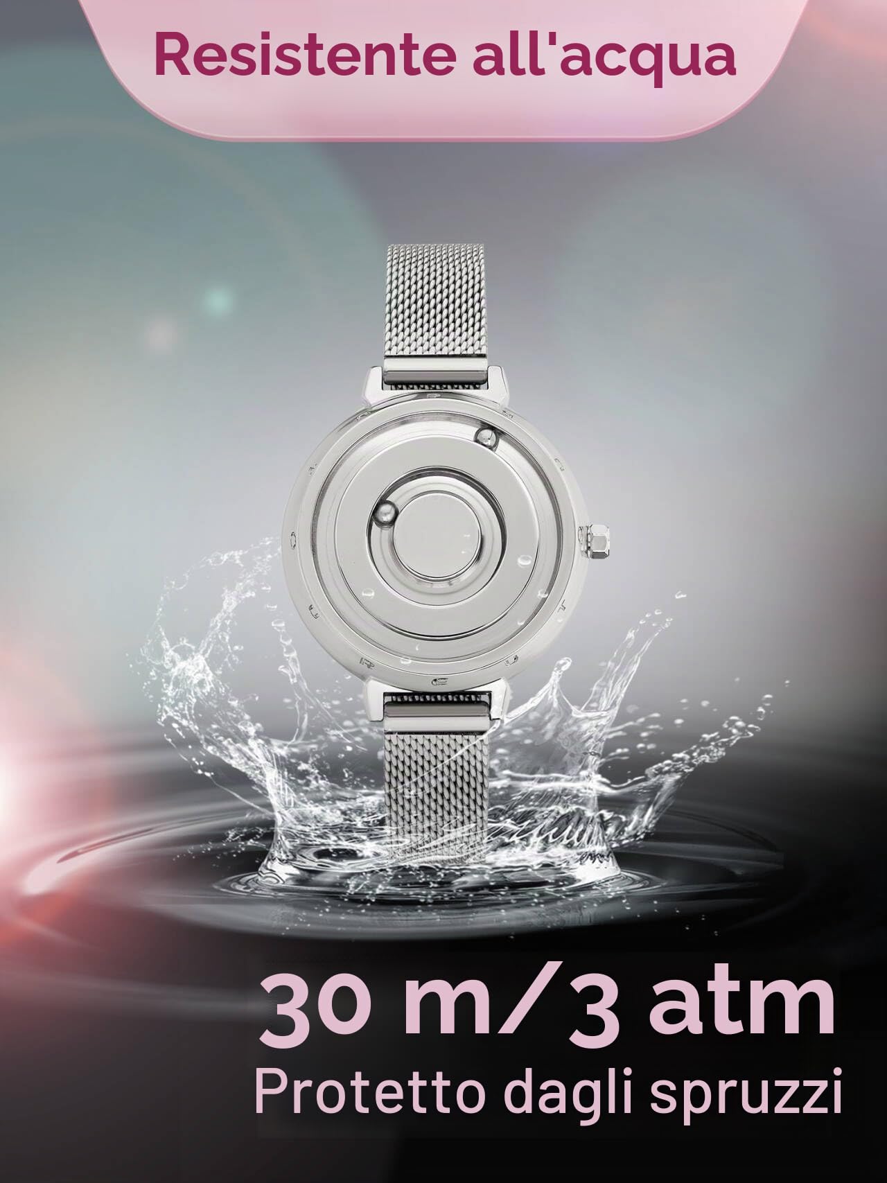 EUTOUR Ologio Donna Magnetico Lusso Fashion Nessun Vetro Cuscinetto a Sfera Quarzo Orologi da Polso da Donna 36mm