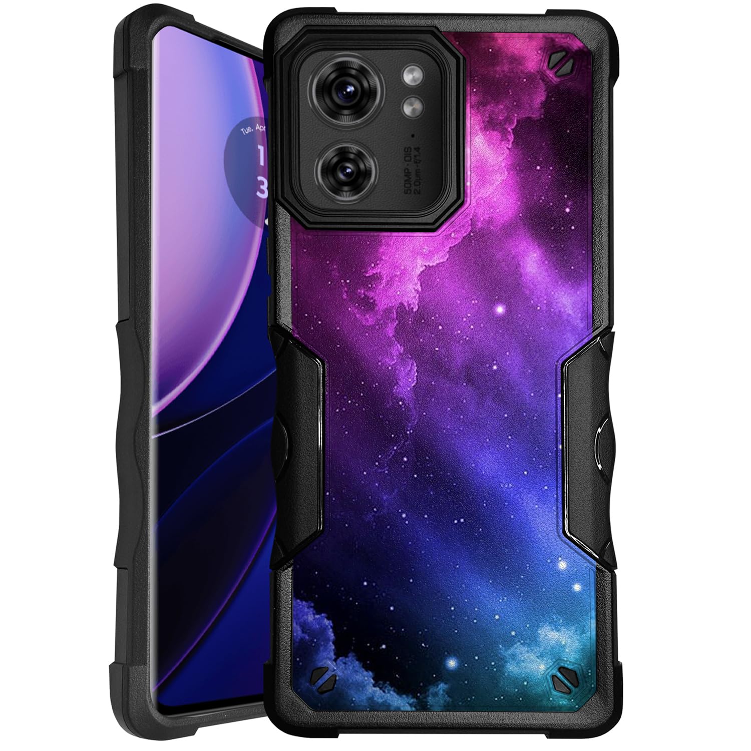 CasesOnDeck GripArmor Shield Hybrid Slim Shock Protecting Cover: Compatible with Motorola Edge Plus 2023 / Edge Plus Case (2023 ONLY), Heavy Duty (