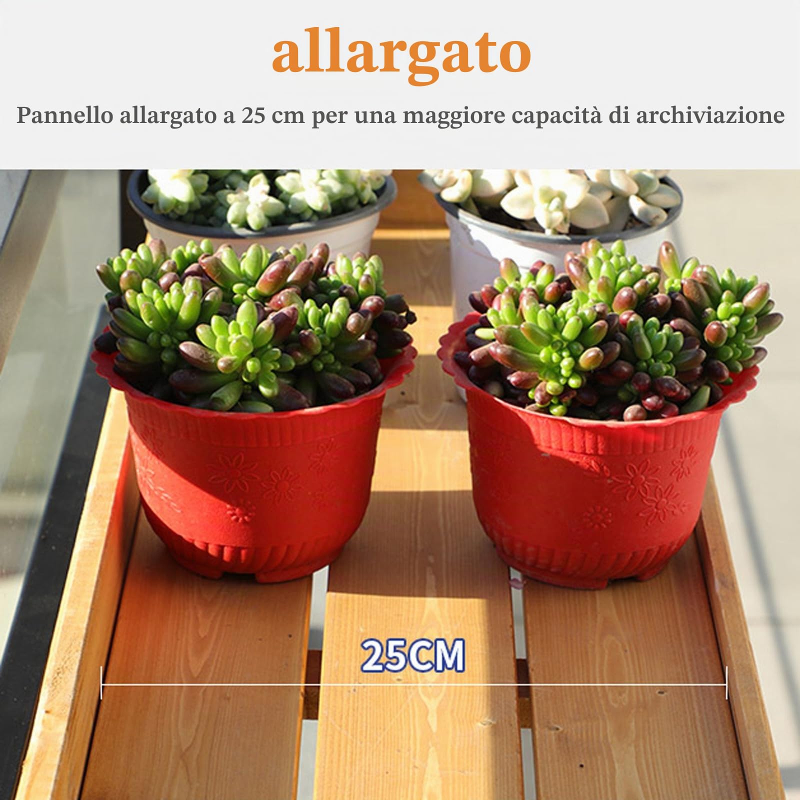 Tavolo da Balcone Sospeso,Tavolo da Appendere Ringhiera,Tavolino Sospeso da Balcone Salvaspazio,Tavolo da Appendere alla Ringhiera del Balcone,Stabile Costruzione,per Piccoli Spazi