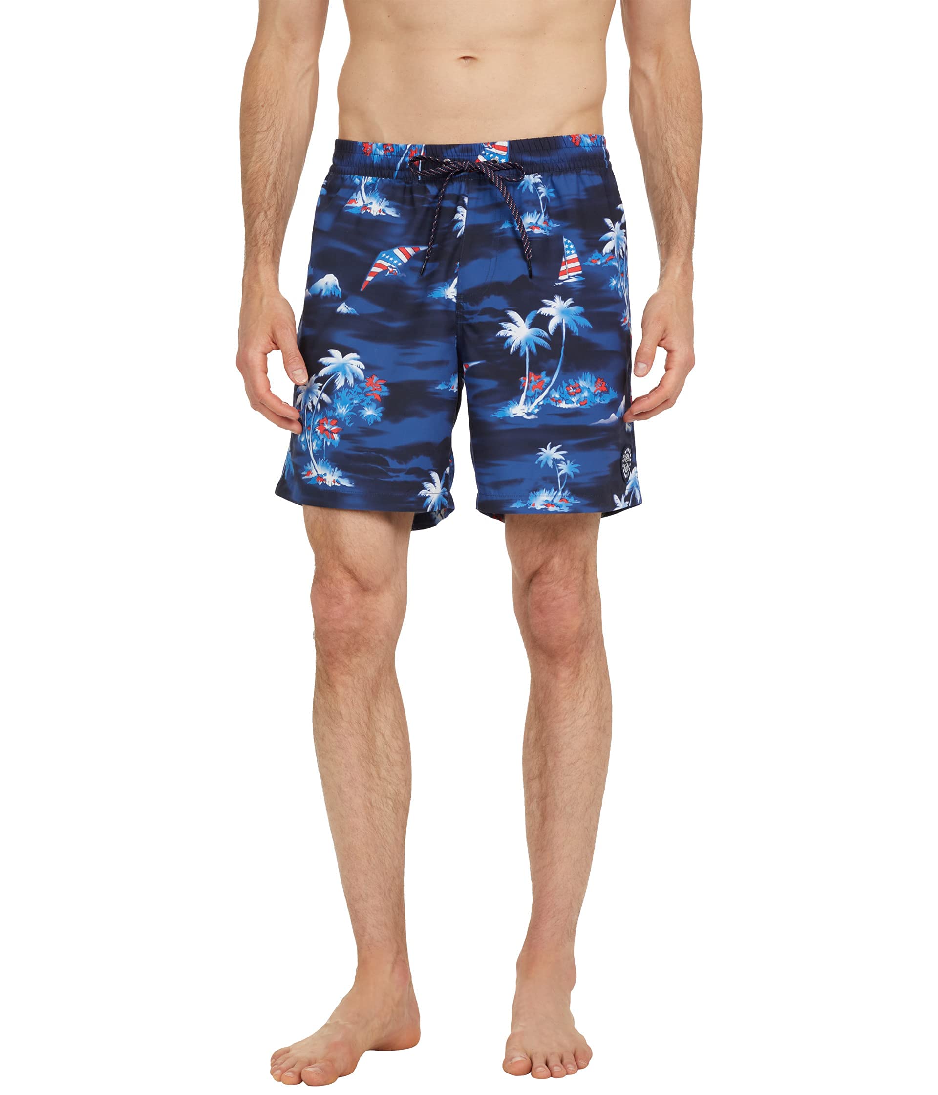 Quiksilver Herren 17 Inch Elastic Waist Swim Trunk Bathing Suit Short Boardshorts