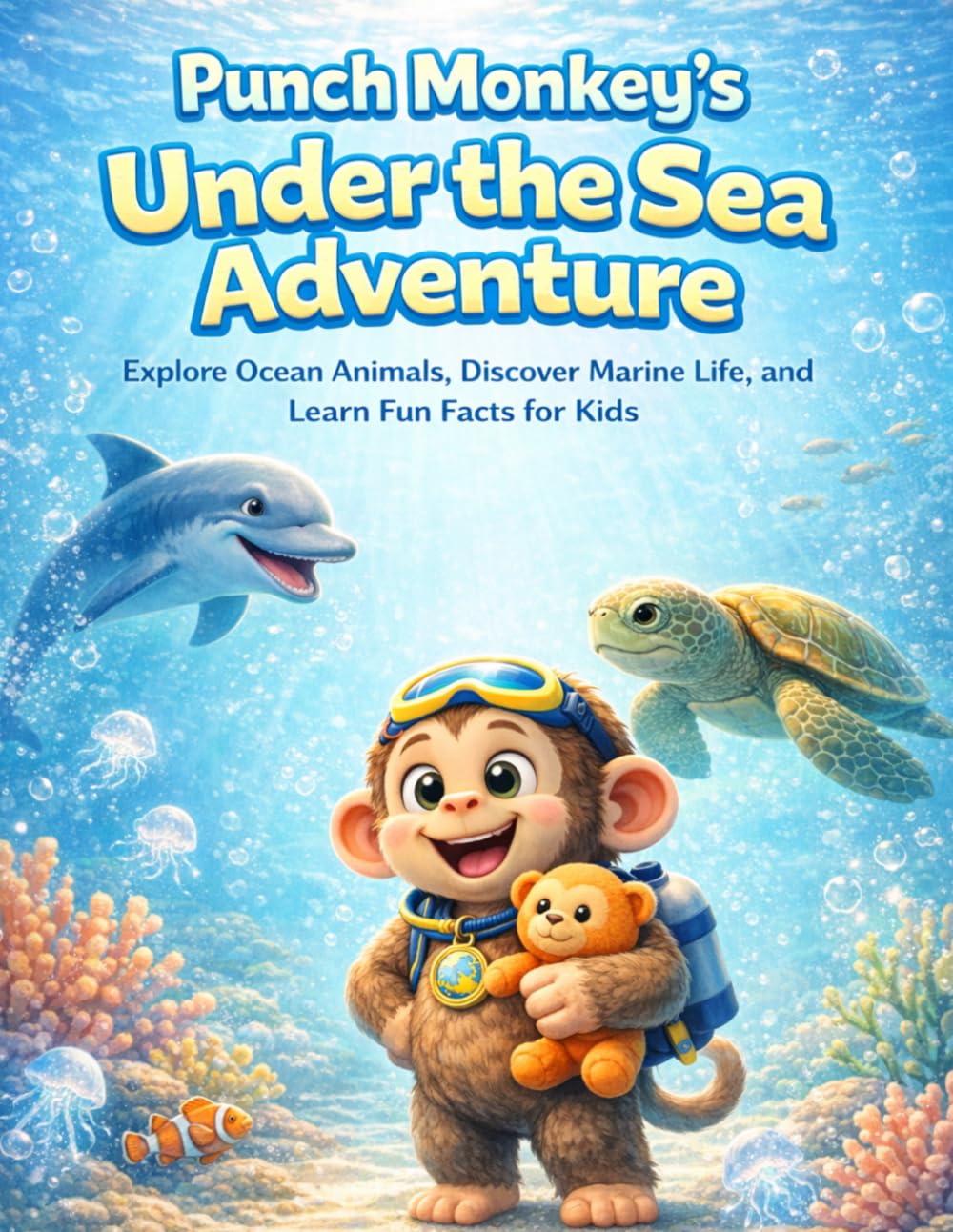 Punch Monkey’s Under the Sea Adventure: Explore Ocean Animals, Discover Marine Life, and Learn Fun Facts for Kids (Punch Monkey’s Big Adventure)
