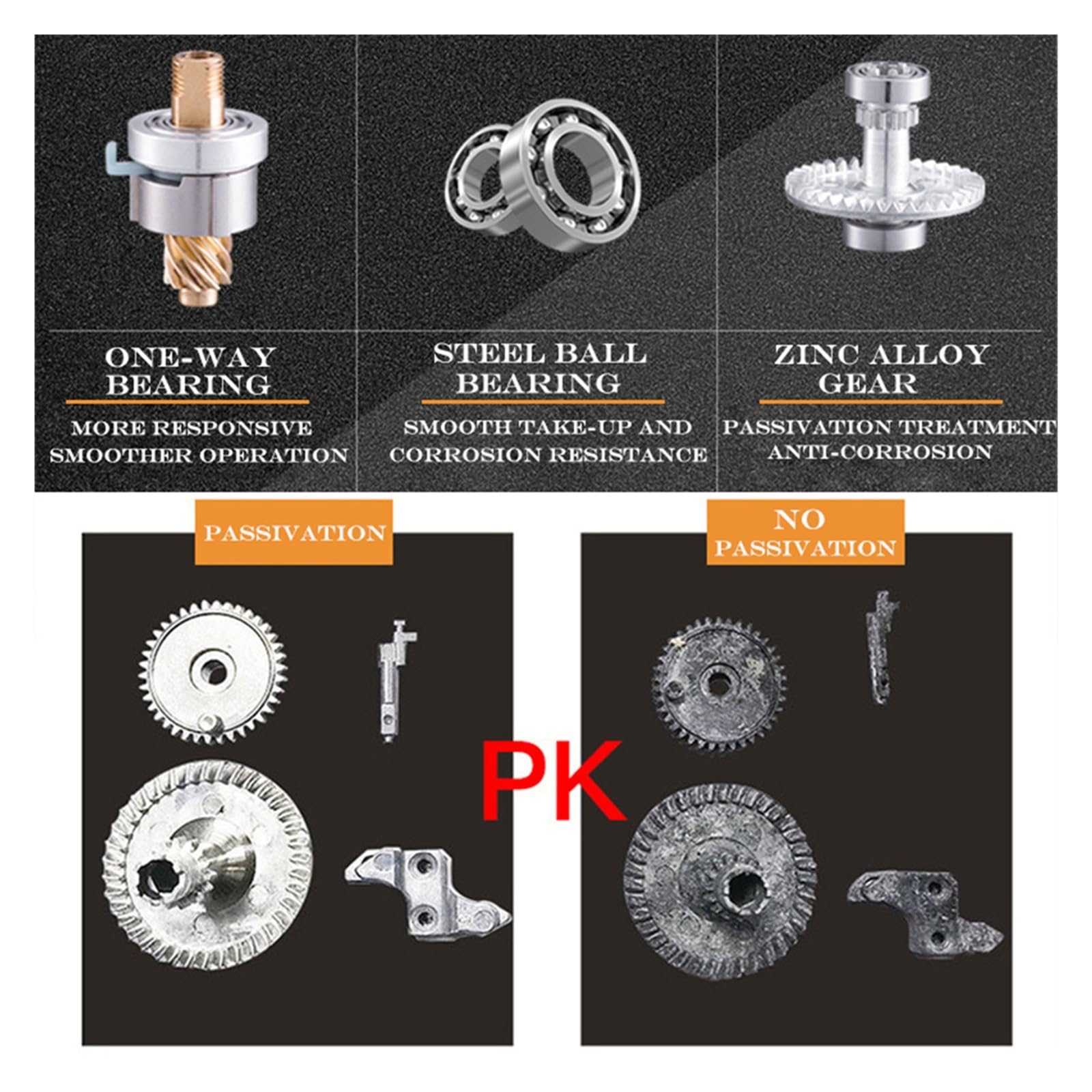 Vollmetall-Salzwasser-Angelrolle, Legierungsspule, Metall-CNC-Arm, Metallfuß, Legierungsgetriebe, Spinnrolle, Geeignet for Salz- Und Süßwasser Glatt, Robust, Leicht