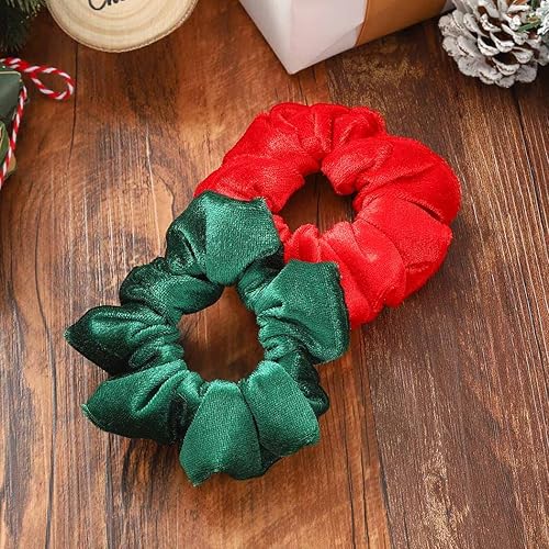 Miniatura 5 de CAKURE Coleteros para el cabello con brillantina cuerdas elásticas para el cabello accesorios para el cabello para mujeres y niñas paquete de 2