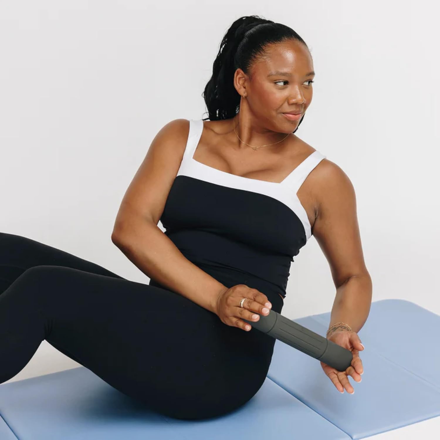 – Foldable Multi-Purpose Fitness & Yoga Mat with Patented Design, Workout Mat with Non-Slip Surface, Portable & Lightweight, For Studio or Home Use, As Seen on Shark Tank