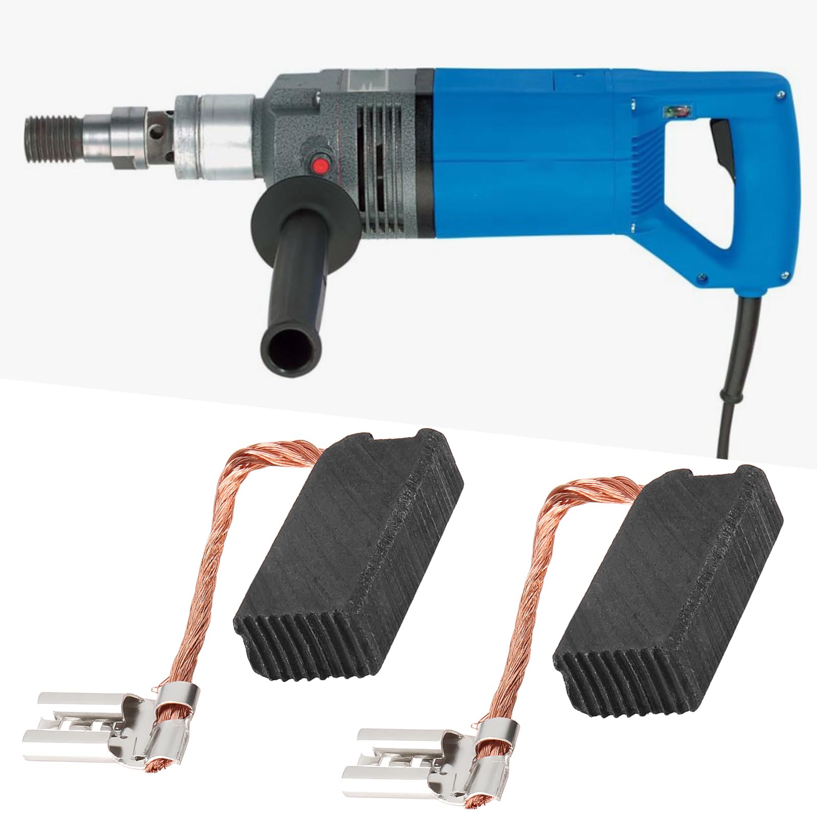 Create idea 2 works Carbon Motor Brushes Compatible with Baier 45872 6.3x10x20mm - Image 2