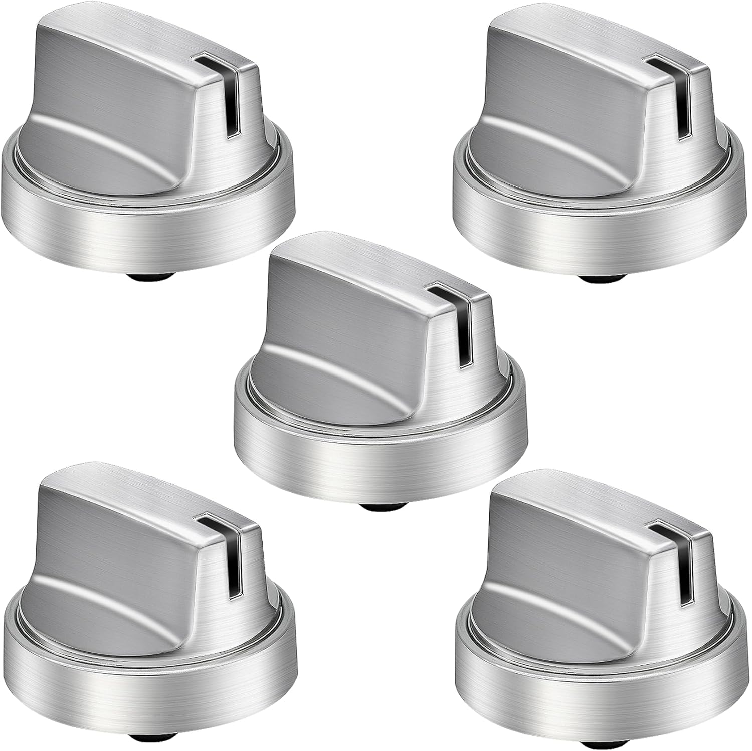 Upgraded WB03X29300 for GE Gas Stove Knobs, Cooktop Knob Replace for GE Part Number WB03X29300 AP6301265 4585904, Replacement Knob for Burner Stove JGP3030SL1SS JGP3030SL2SS JGP3036SL1SS, 5 Pack