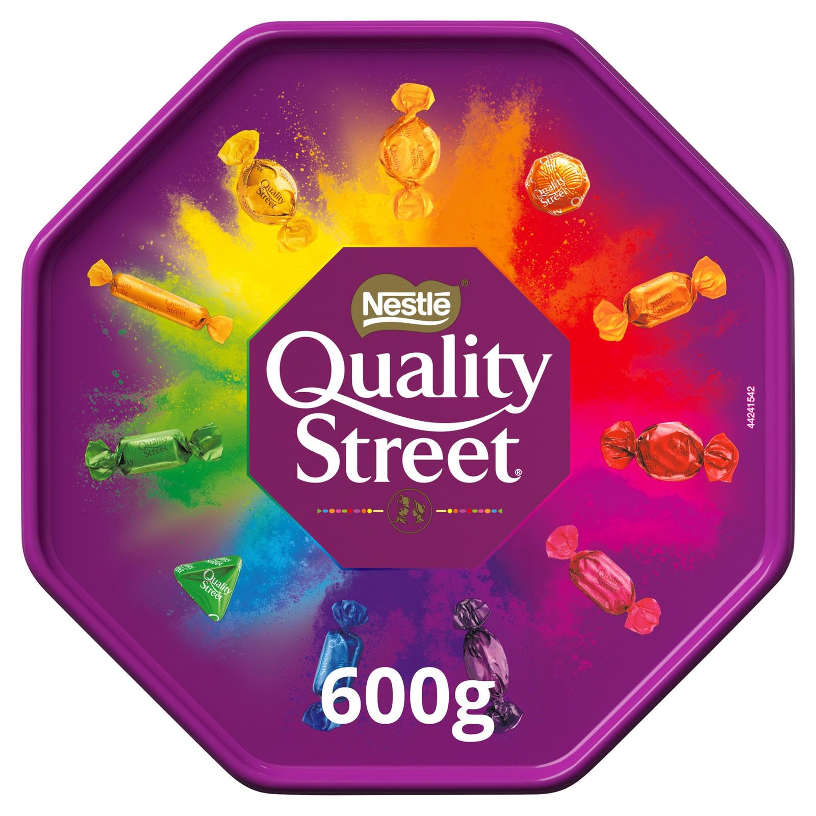See full amazon price history chart for Nestle Quality Street Tub 600 grams, individually wrapped milk and dark chocolates, toffees, and fruit cremés (UK) Nestle Quality Street Tub 600 grams, individually wrapped milk and dark chocolates, toffees, and fruit cremés (UK) (B0CMQW5ZD3) Amazon Price History, Amazon Price Tracker