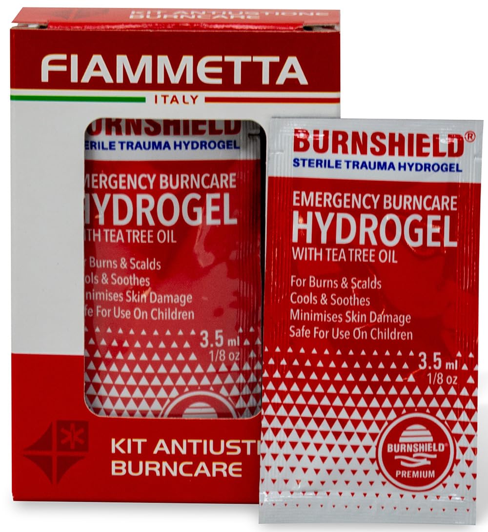 GEL PER USTIONI 10 bustine Preparato Pronto Soccorso 3,5 g sterile BURNSHIELD --