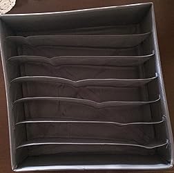 VIRSUS Organizzatore Piegaievole Per Cassetti 32x22x9 Cm, 12 Scomparti, In Tessuto Oxford Blu, Per Intimo, Calze, Accessori - 2