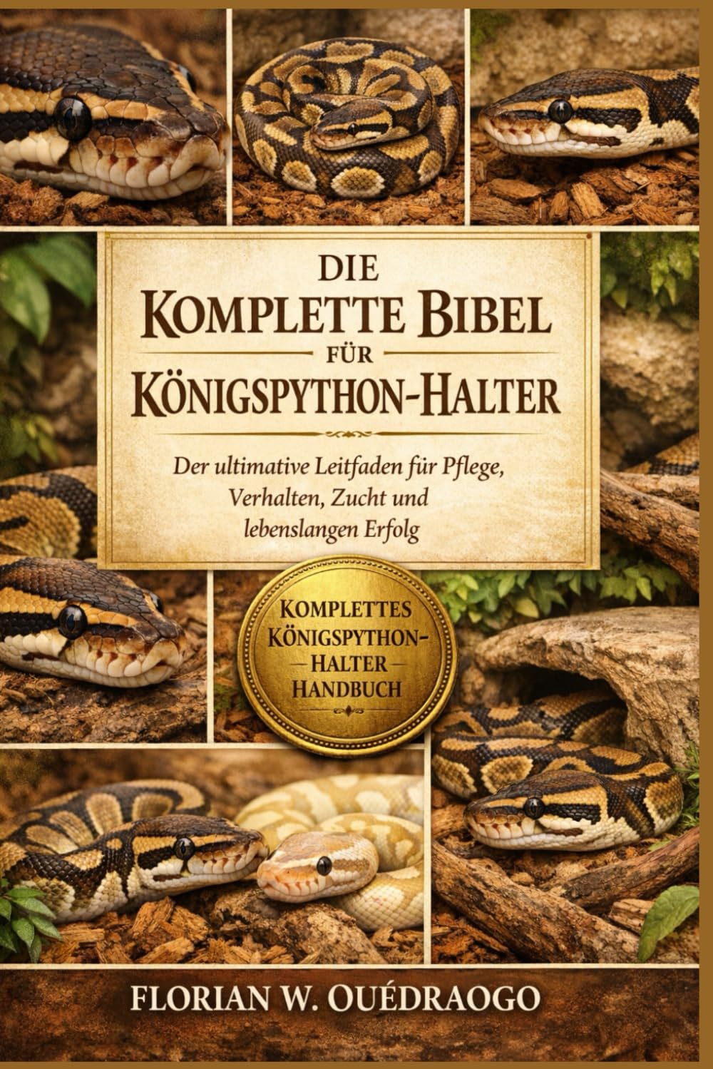 DIE KOMPLETTE BIBEL FÜR KÖNIGSPYTHON-HALTER: Der ultimative Leitfaden für Pflege, Verhalten, Zucht und lebenslangen Erfolg