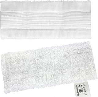 SPARES2GO Microfibre Cloth Cover Pads Compatible with Karcher Easyfix SC1 SC2 SC3 SC4 SC5 Series Steam Cleaner (Pack of 2)