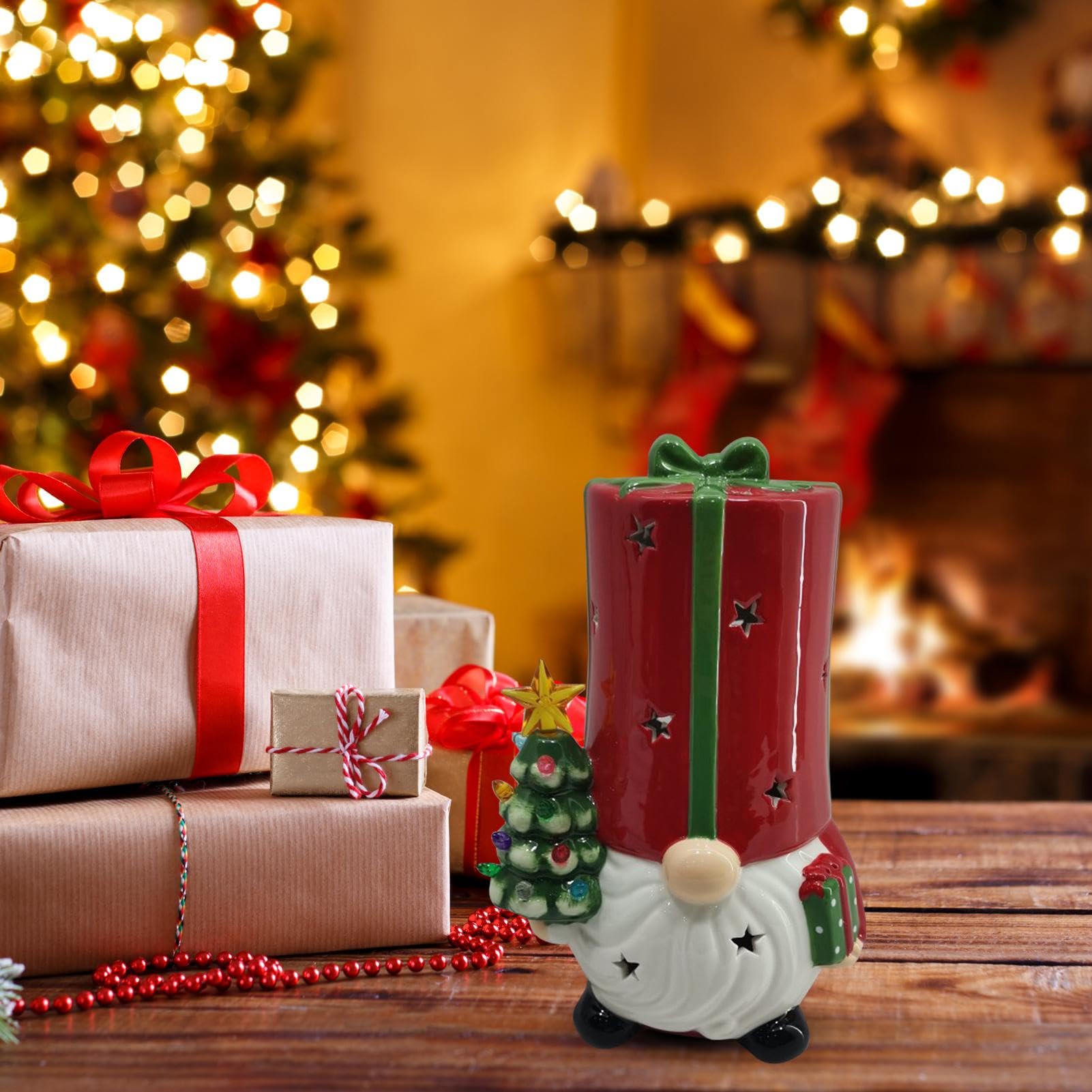 Weihnachtswichtel, Keramik, Weihnachtsdekoration, Zwergdekoration