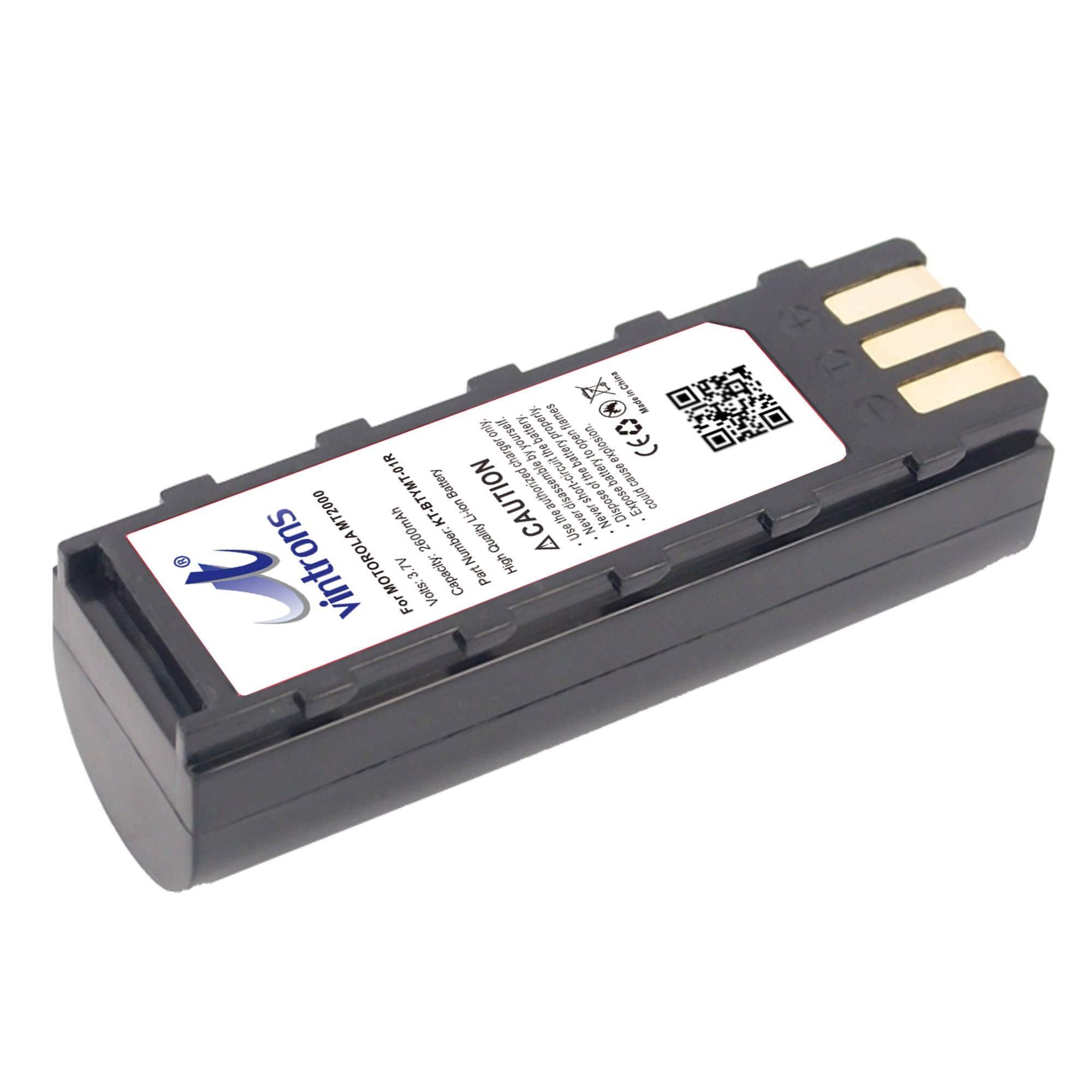 VINTRONS 21-62606-01, KT-BTYMT-01R, Battery For SYMBOL DS3478, DS3578, DSS3478, LS3478, LS3578, MT2000, MT2070, MT2090, XS3478, (3.7V, 2600mAh)