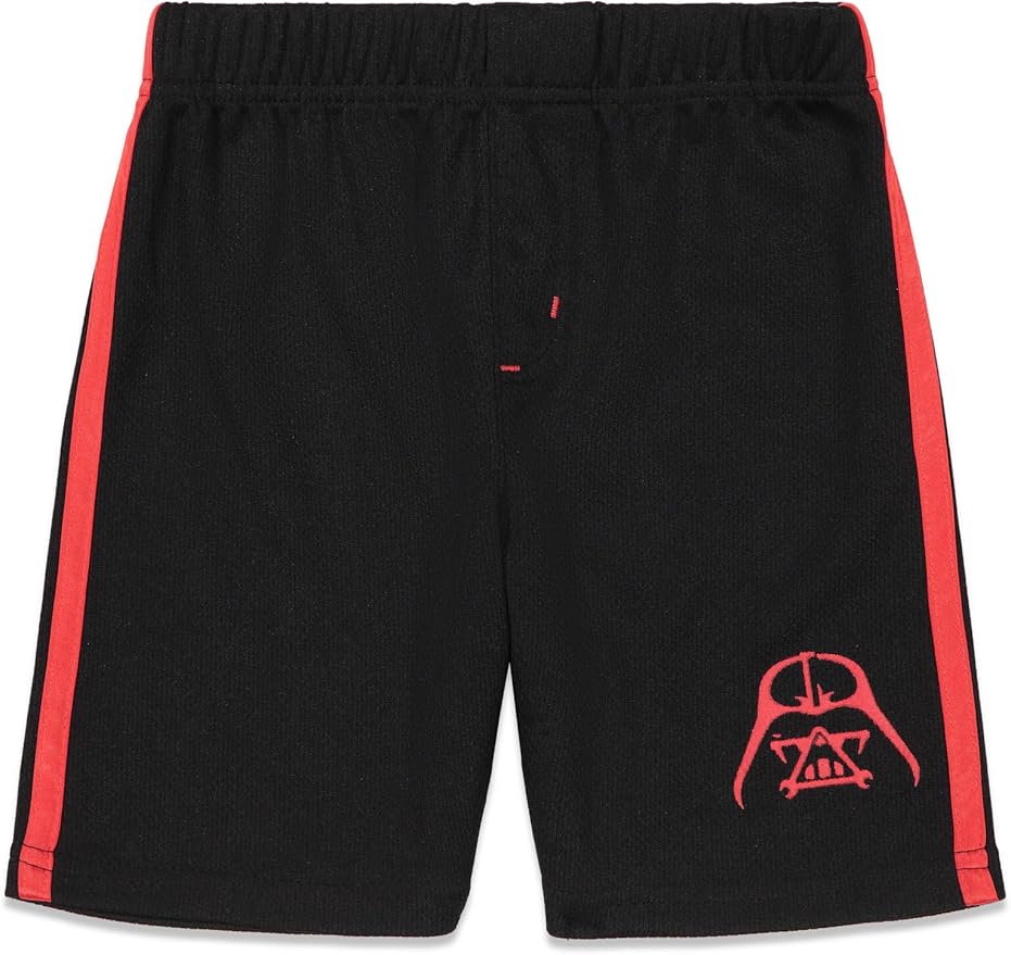 Disfraz Darth Vader Star Wars Camiseta Shorts y Capa 3 Piezas Niño miniatura 6