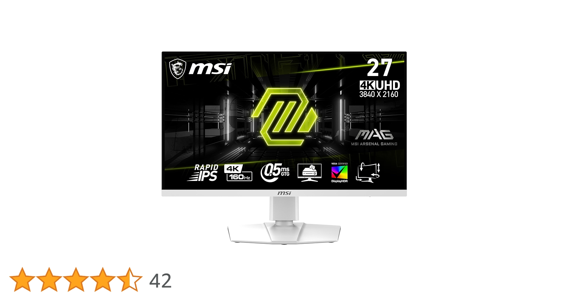 【MAG272F】MSI 27インチ ゲーミングモニター フルHD Amazon.co.jp: MSI MAG 274URFW 27インチ 4K ゲーミングモニター