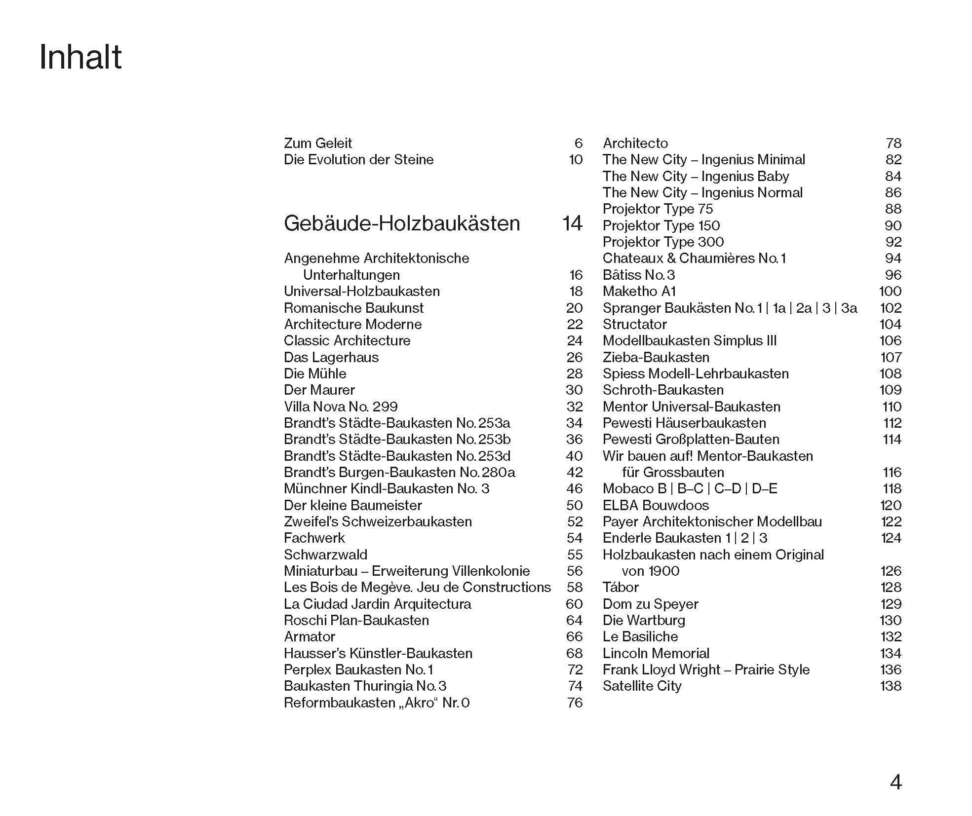 111 Architekturbaukästen: Sammlung Claus Krieger