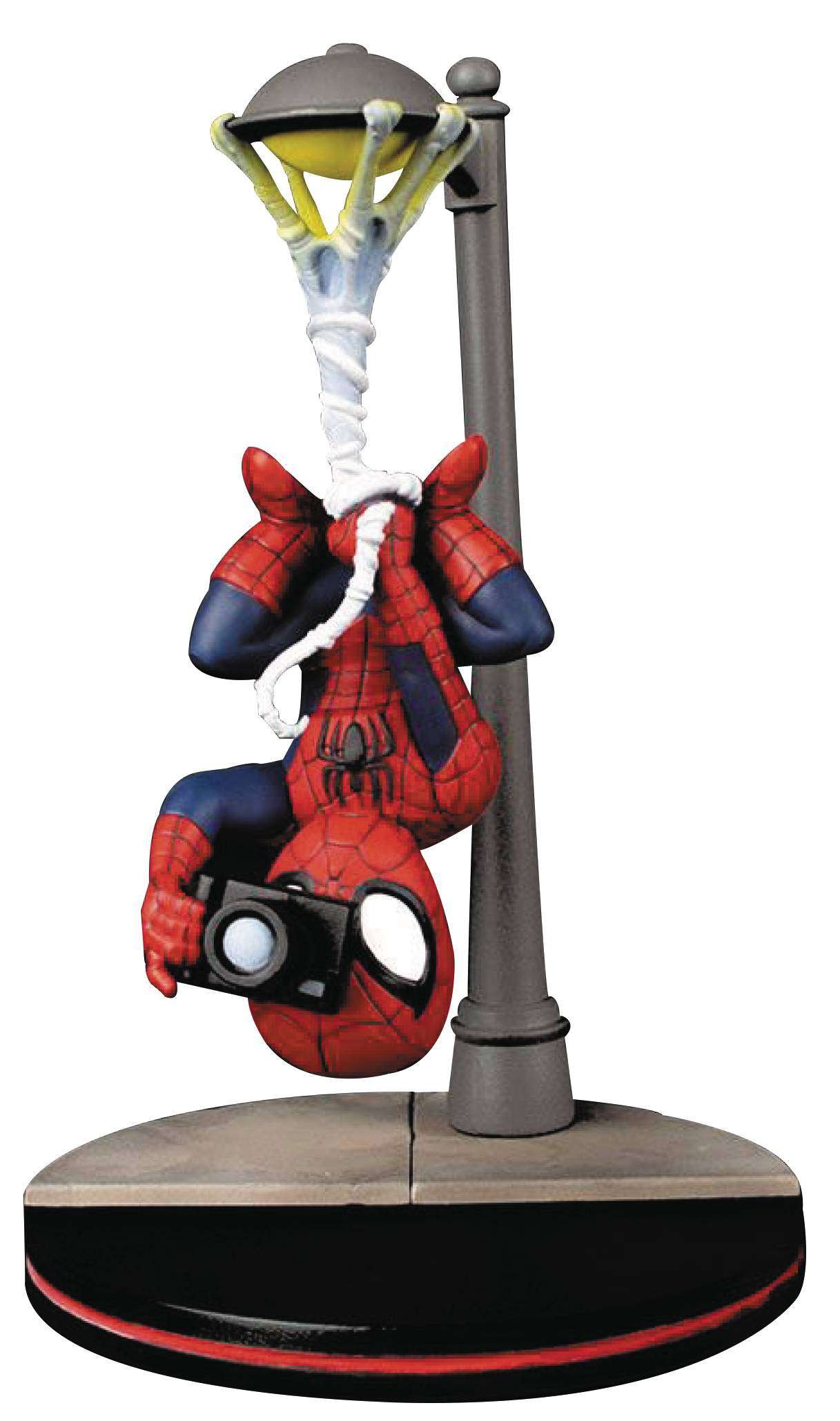 QMx Quantum Mechanix Spider-Man Spider Cam Q-Fig Diorama, Multi-Colored, 5"