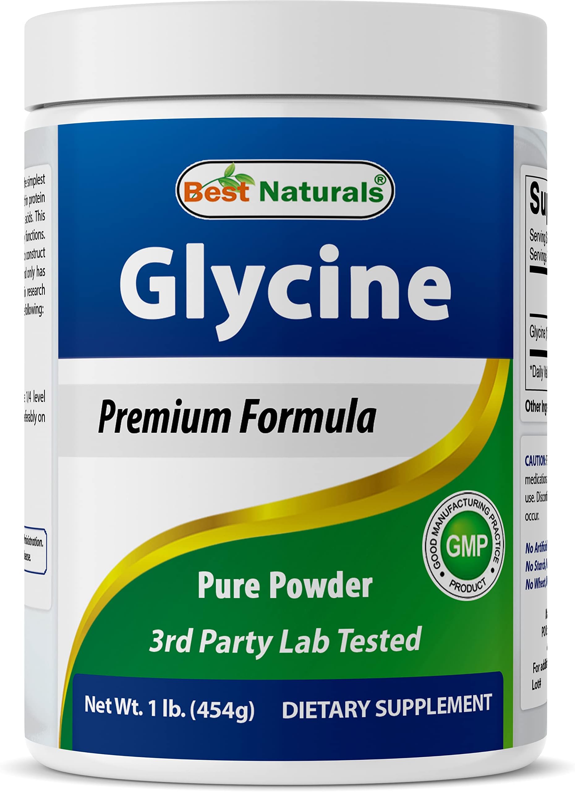 Glycine Powder 1 LB - Neurotransmitter & Relaxation Support