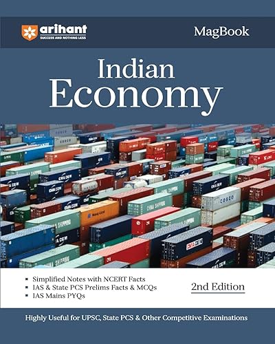 Arihant Magbook Indian Economics for UPSC Civil Services IAS Prelims / State PCS &amp; other Competitive Exam | IAS Mains PYQs
