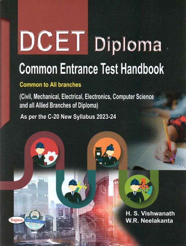 DCET DIPLOMA COMMON ENTRANCE TEST HAND BOOK COMMON TO ALL BRANCHES