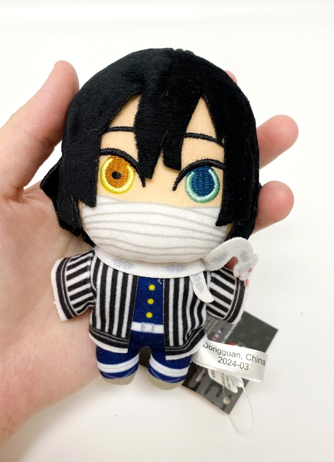 Great Eastern Entertainment Demon Slayer - Obanai Iguro Mini Plush w/Spring Hook 4.5" H