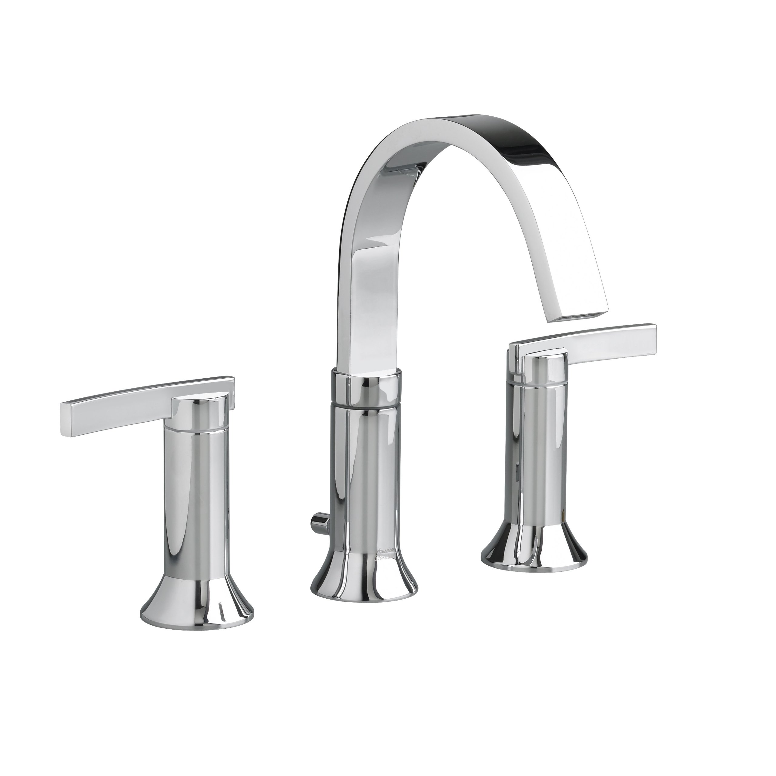 American Standard 7430801.002 Berwick Widespread Lavatory Faucet with Metal Lever Handles and Pop-Up Drain, Large, Polished Chrome