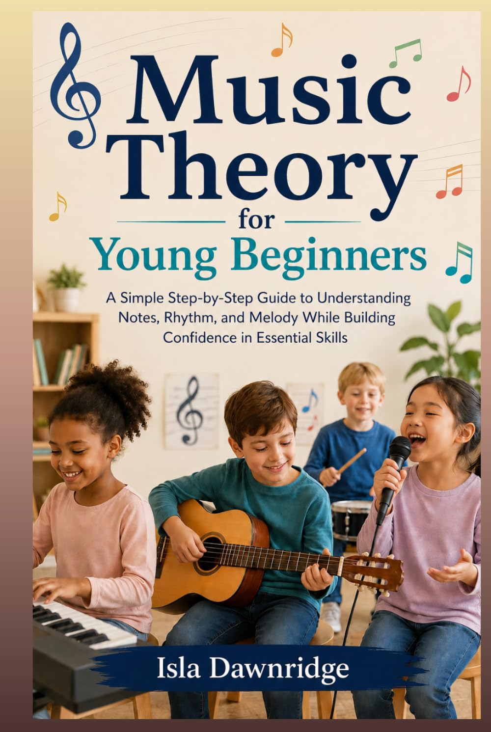 Music Theory for Young Beginners: A Simple Step-by-Step Guide to Understanding Notes, Rhythm, and Melody While Building Confidence in Essential Skills
