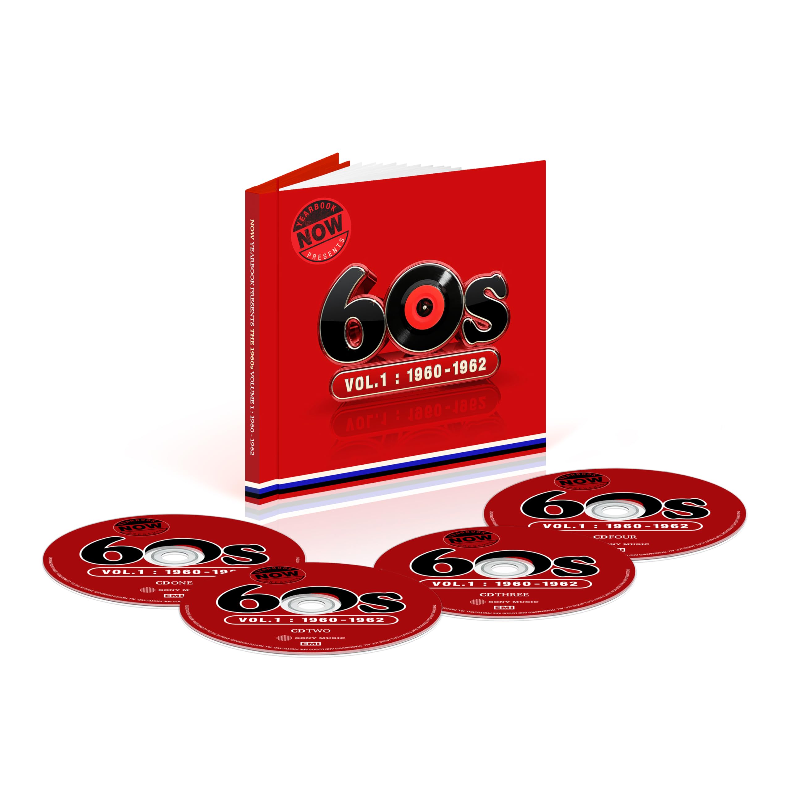 NOW Yearbook Presents The 60s Vol.1 60-62 Deluxe 4 x CD Set New Sealed