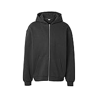 Urban Classics Felpa con Cappuccio da Uomo Fluffy Zip Hoody, soffice Felpa con Cerniera Lampo