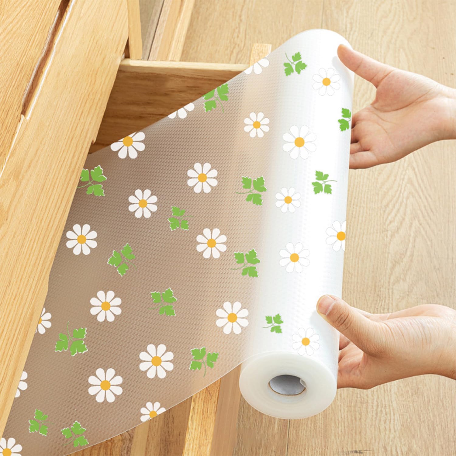 Kitchen Drawer Liner, Kitchen Cupboard Liner, EVA Shelf Liner for Kitchen Cabinets Shelves, Waterproof Non Slip Anti-Adhesive Oil-Proof Cupboard Liner for Draw Cupboards And Shelf, Cuttable, 30×300cm