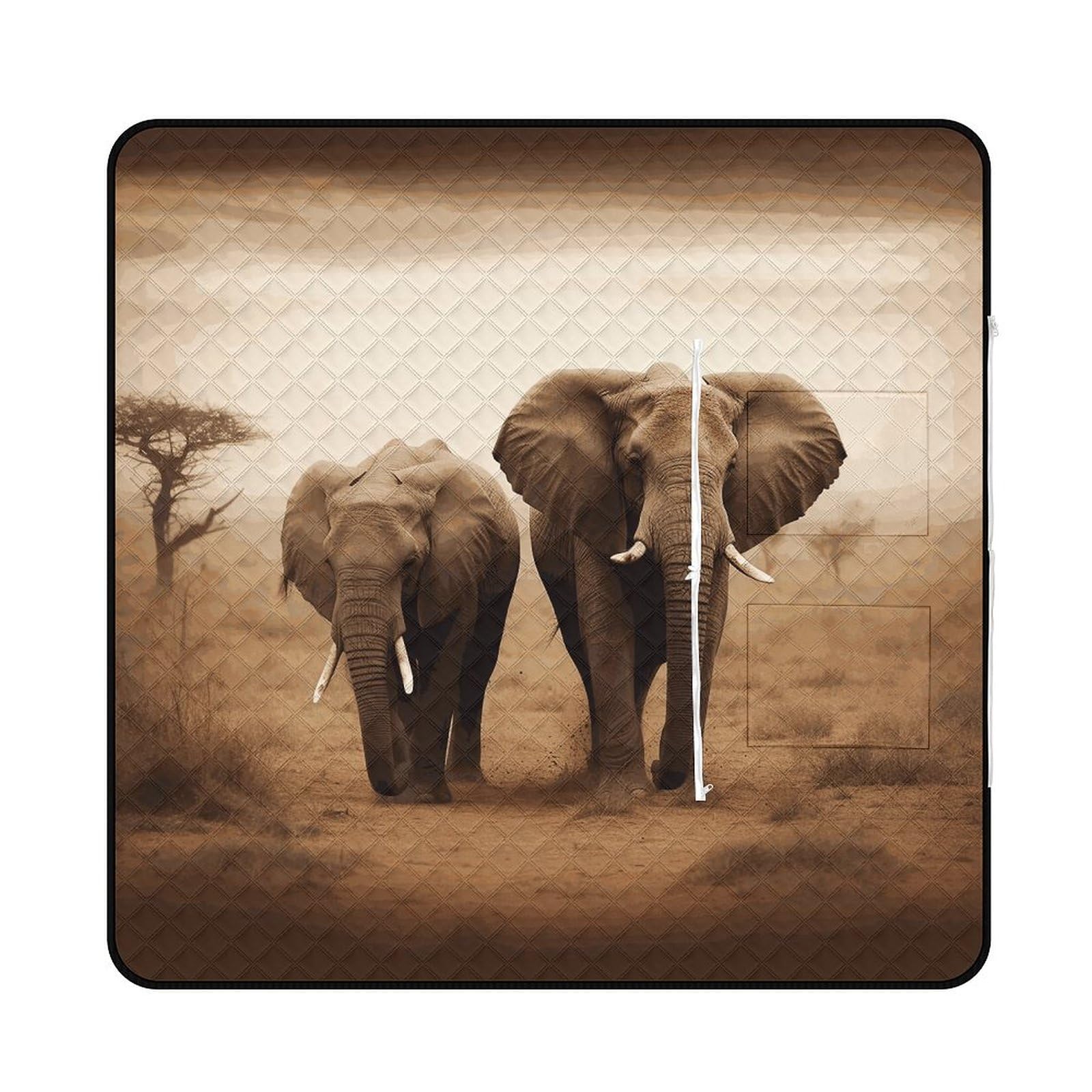 Couverture de plage sans sable imperméable grand tapis de sol extérieur animaux