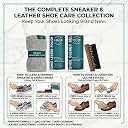 Shoe Gel 200ML and Polish 200ML with Brush and Cloth Shoe Cleaner Kit for Sneakers and White Shoes | Premium Sneaker Cleaner Kit for Leather Sports Casual Shoes for Men and Women Deep Shoe Care Kit gallery image