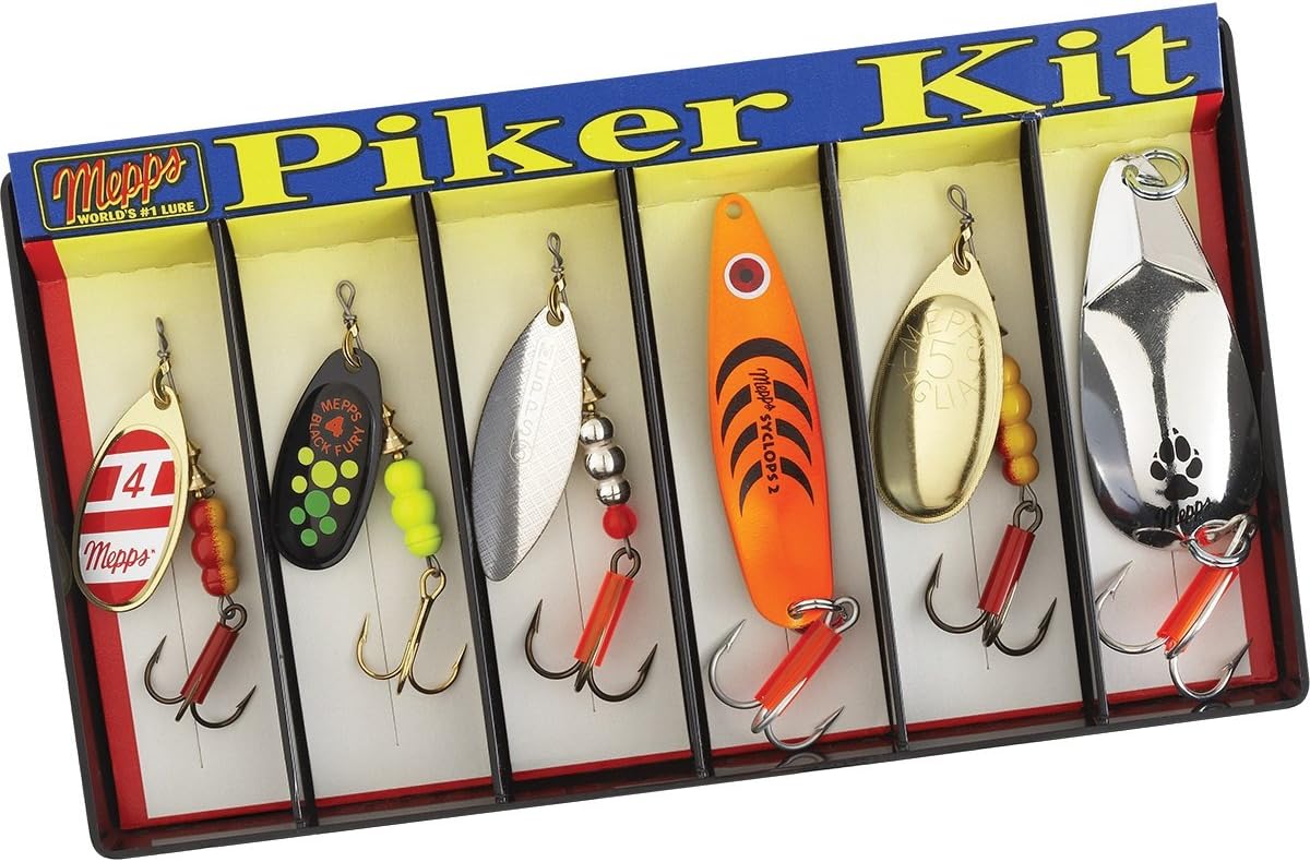 Mepp's K3 Piker Kit - Plain Lure Assortment, Multi, one Size
