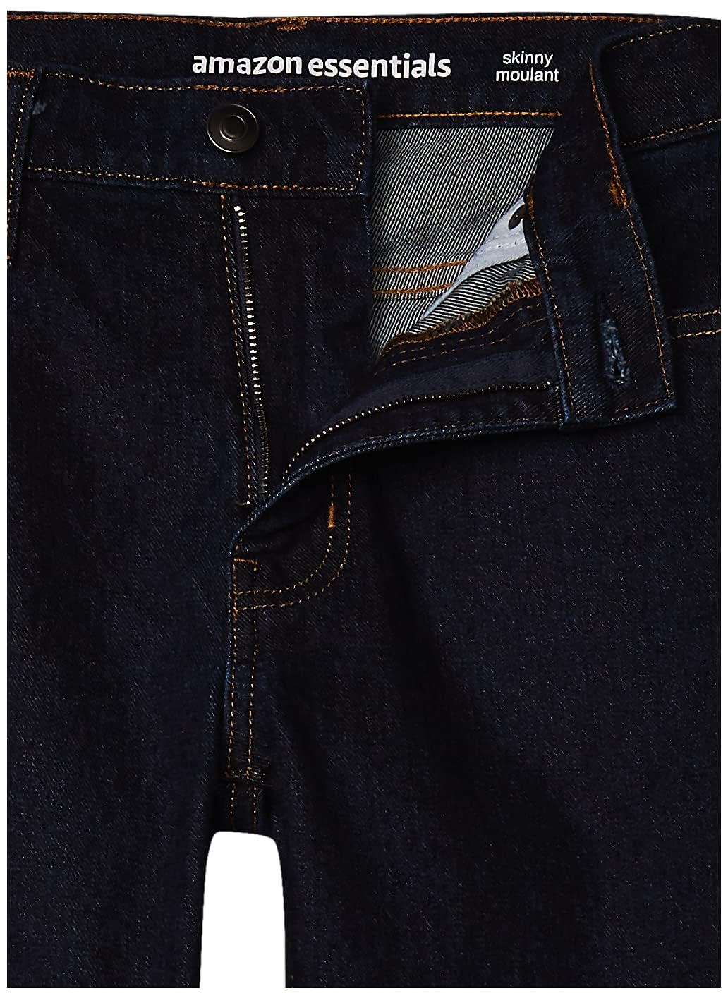 Amazon Essentials Jeans Elasticizzati Skinny - colori fuori produzione Uomo, Slavato, 40W / 29L