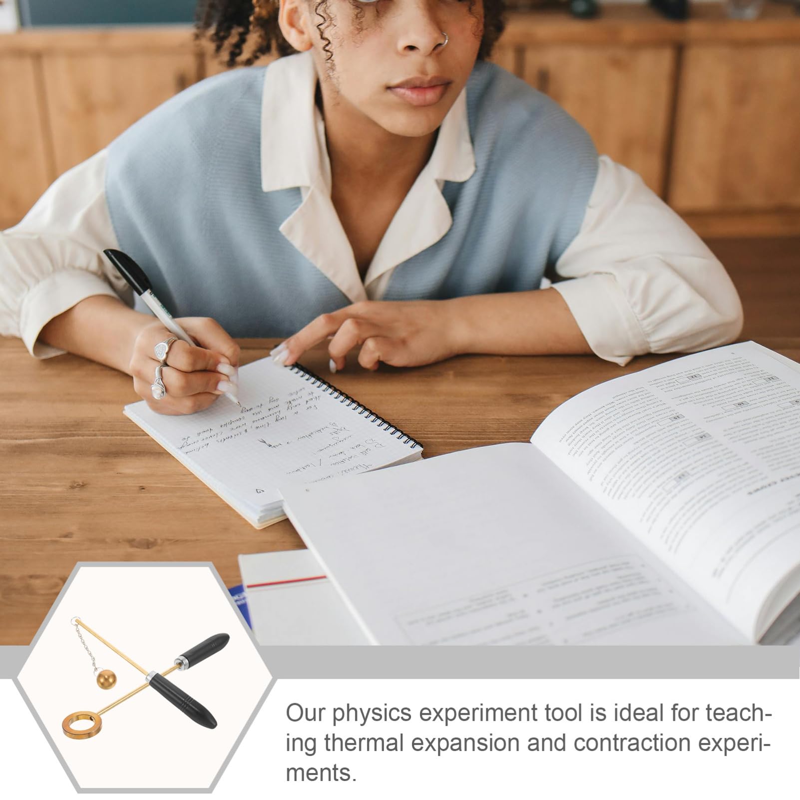 Materiale Esperimento Fisica Dilatazione Termica Contrazione | Plastica, Acciaio Inossidabile, Strumento Didattico, Prestazioni Solide, Affidabili, Demo Scolastiche