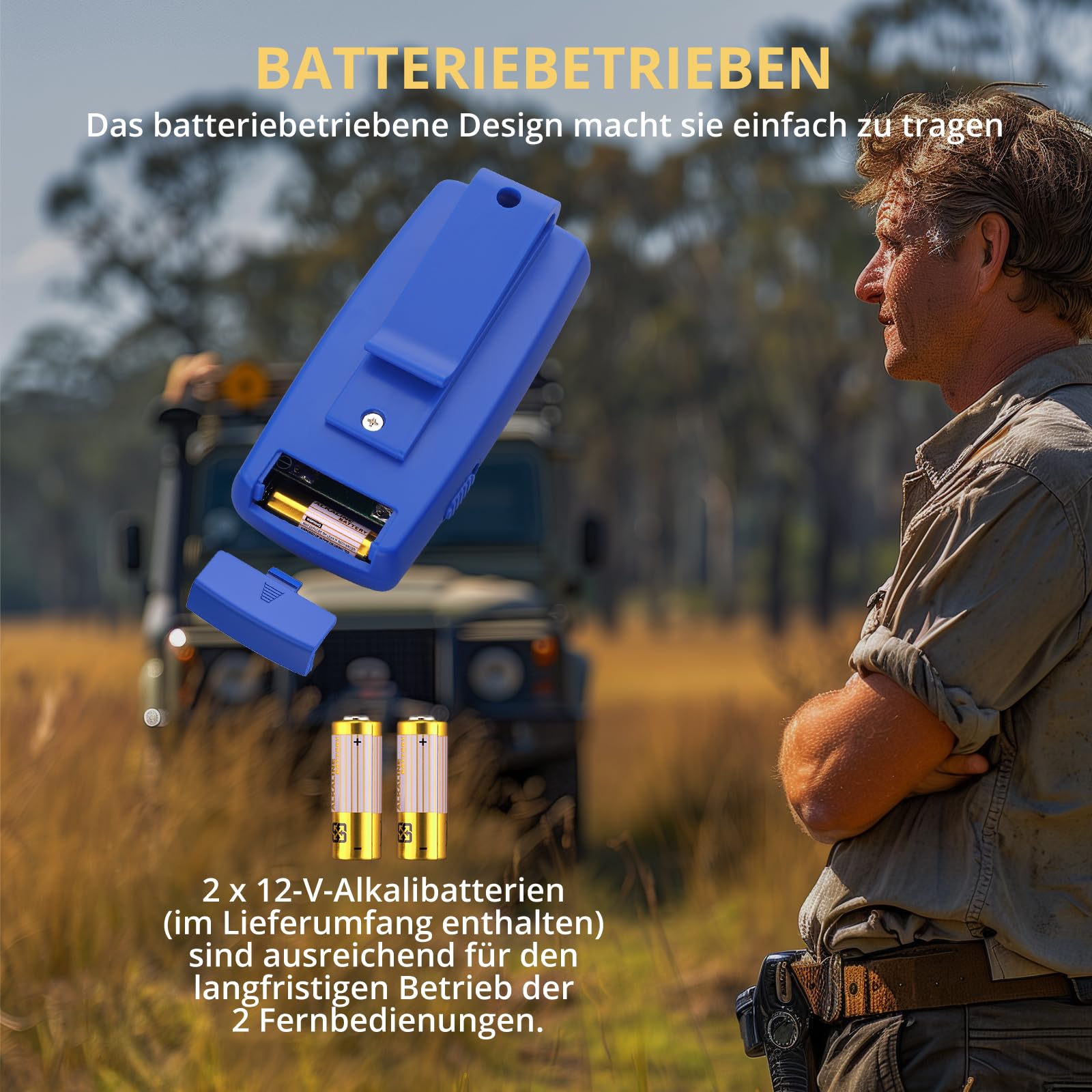 AMTOVL Fernbedienung für seilwinde 12V bis zu 30 m Seilwinde Fernschalter für Jeep ATV SUV
