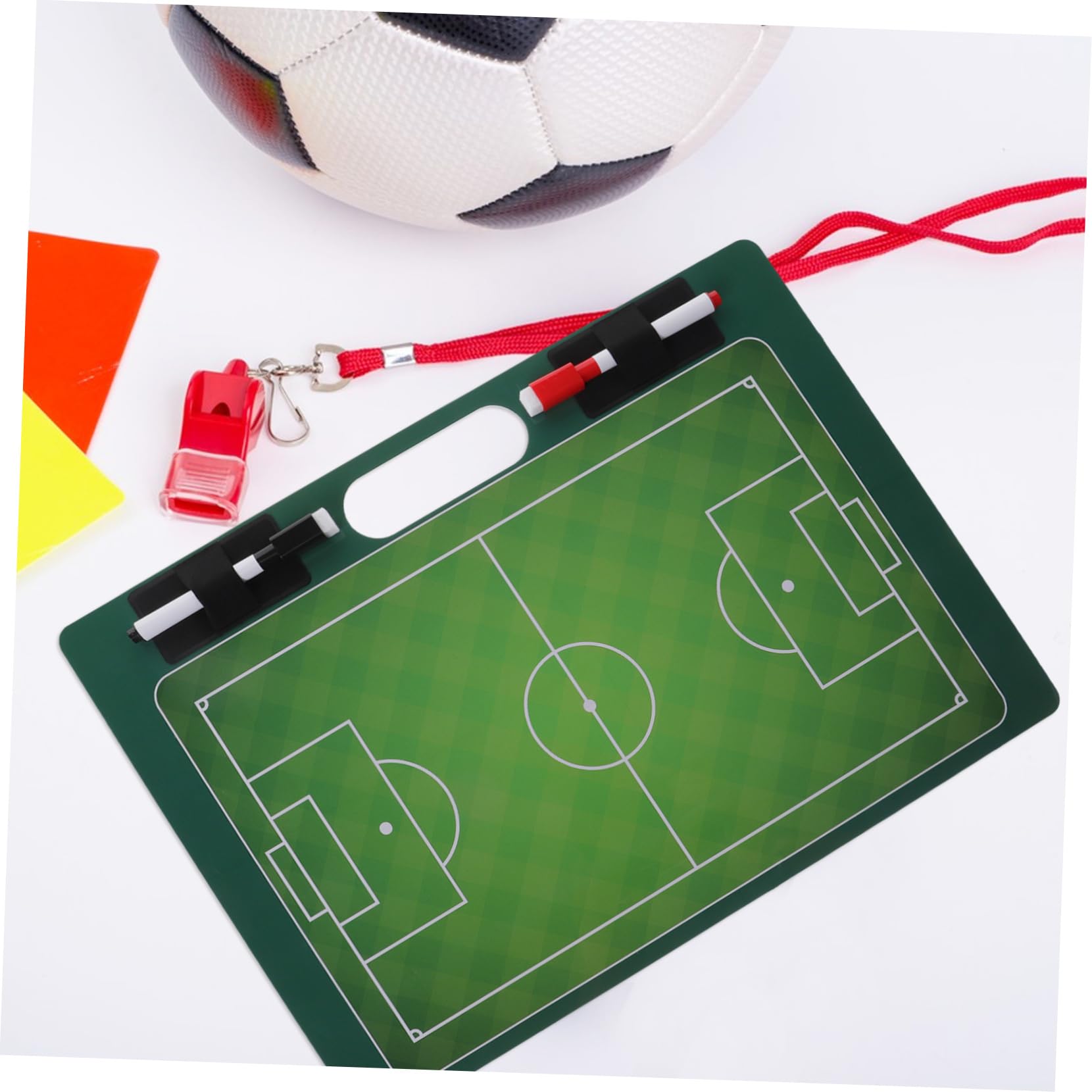 Tablero de Entrenamiento de Fútbol Portátil Compacto de Pvc Verde