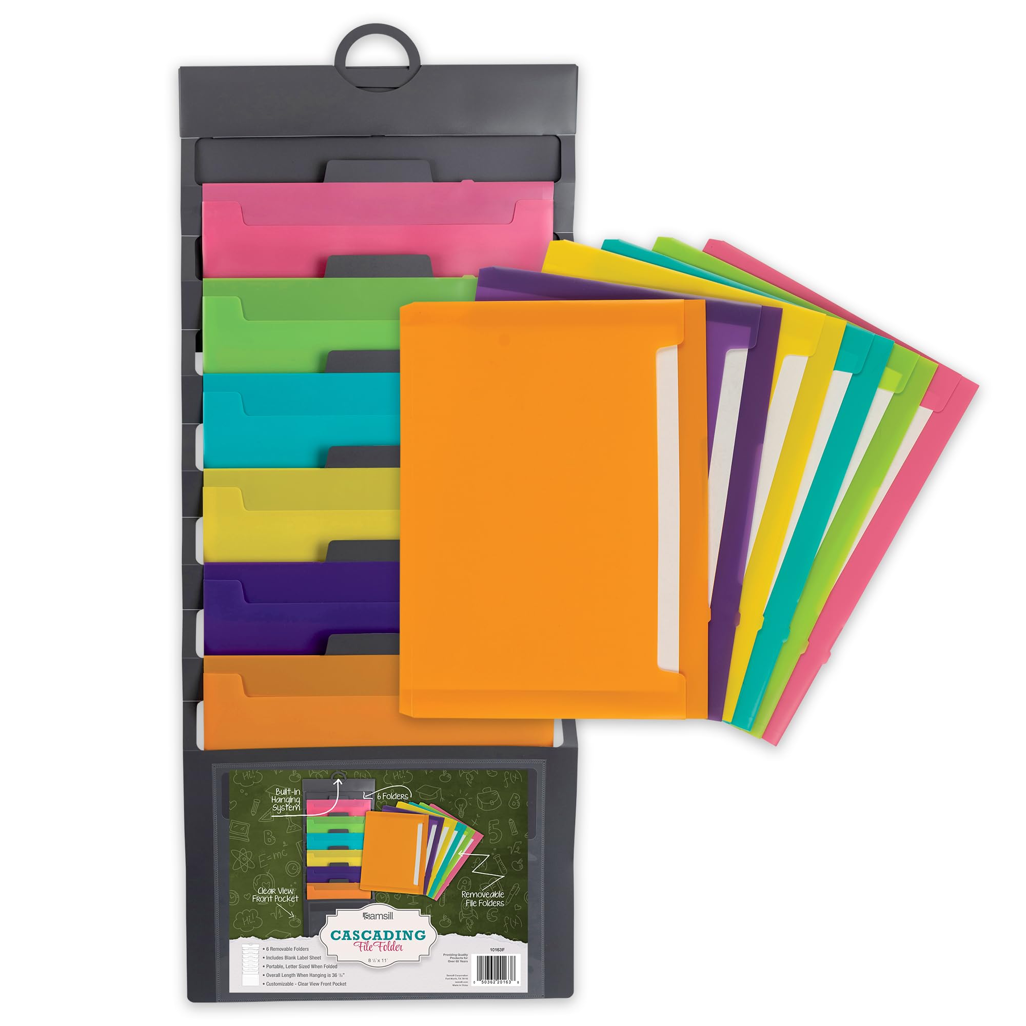Organizador De Archivos De Pared Colgante Carpeta De Archivos De 6 Niveles Para Archivos Organizacion Oficina Vistoso