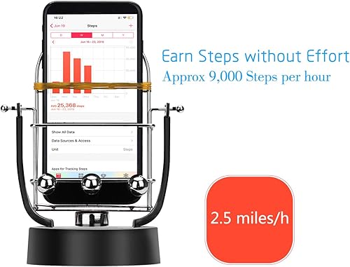 Miniatura 2 de FUNTECK Dispositivo de oscilación de teléfono para incubar huevos en Pokémon Go y desafío de pasos, compatible con la mayoría de teléfonos