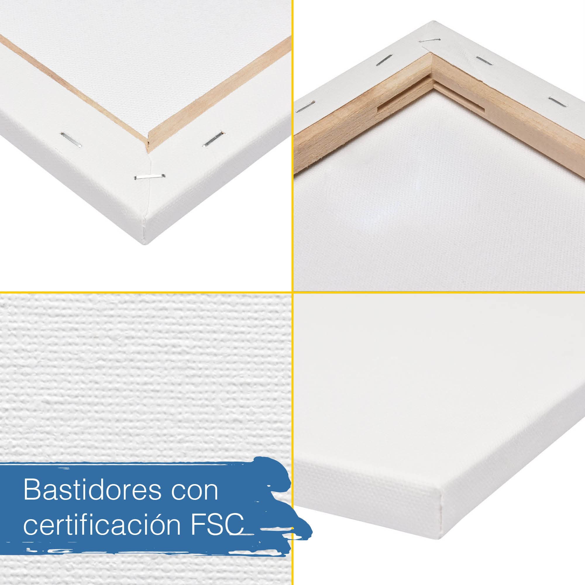 Artina 25 Piezas Kit Pintura con Caballete Pintura Mesa, Maletín Pinturas Acrílicas con Bastidores y Pinceles – Set Pinturas para Niños y Adultos FSC Madera – Regalo di Natale Lisbon